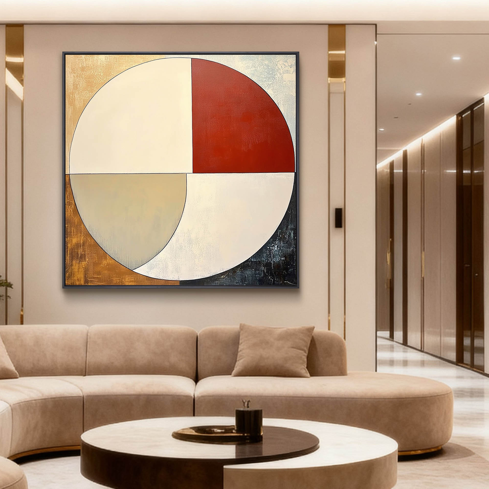 Abstract Canvas Art #AB870