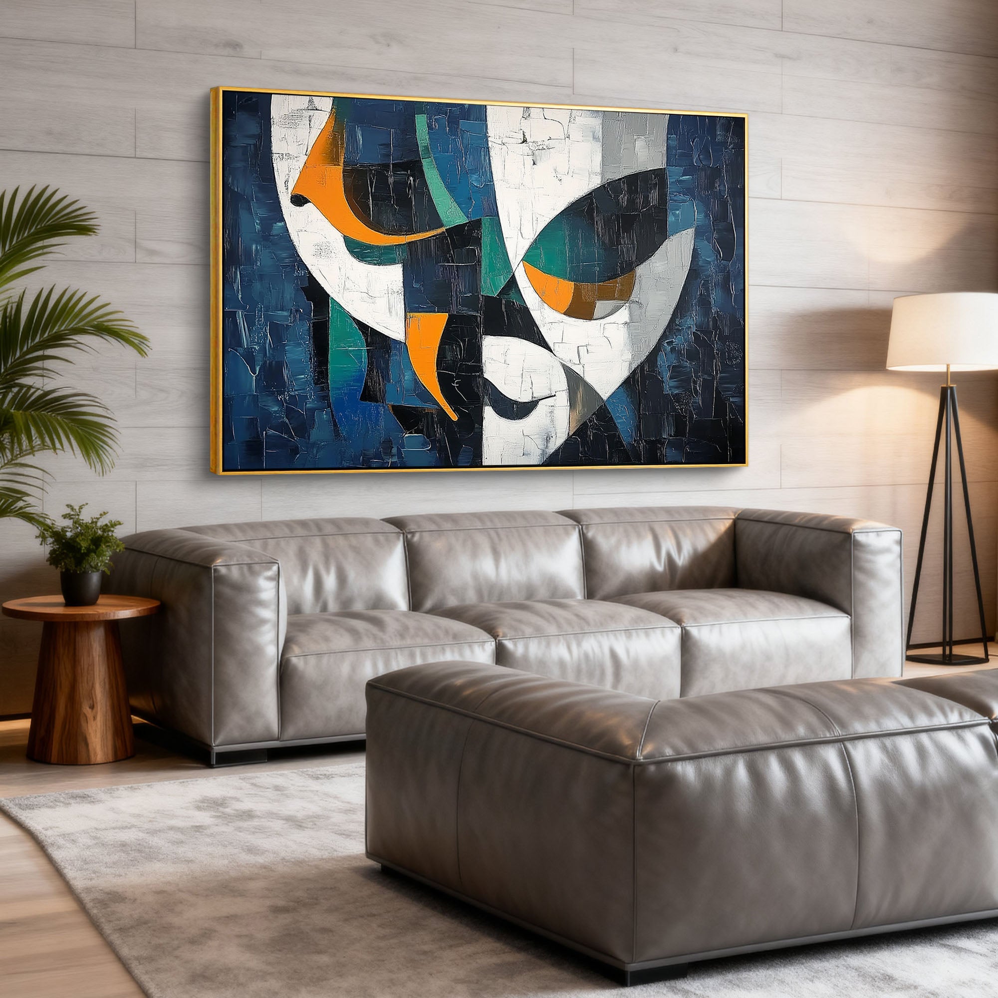 Abstract Canvas Art #AB822