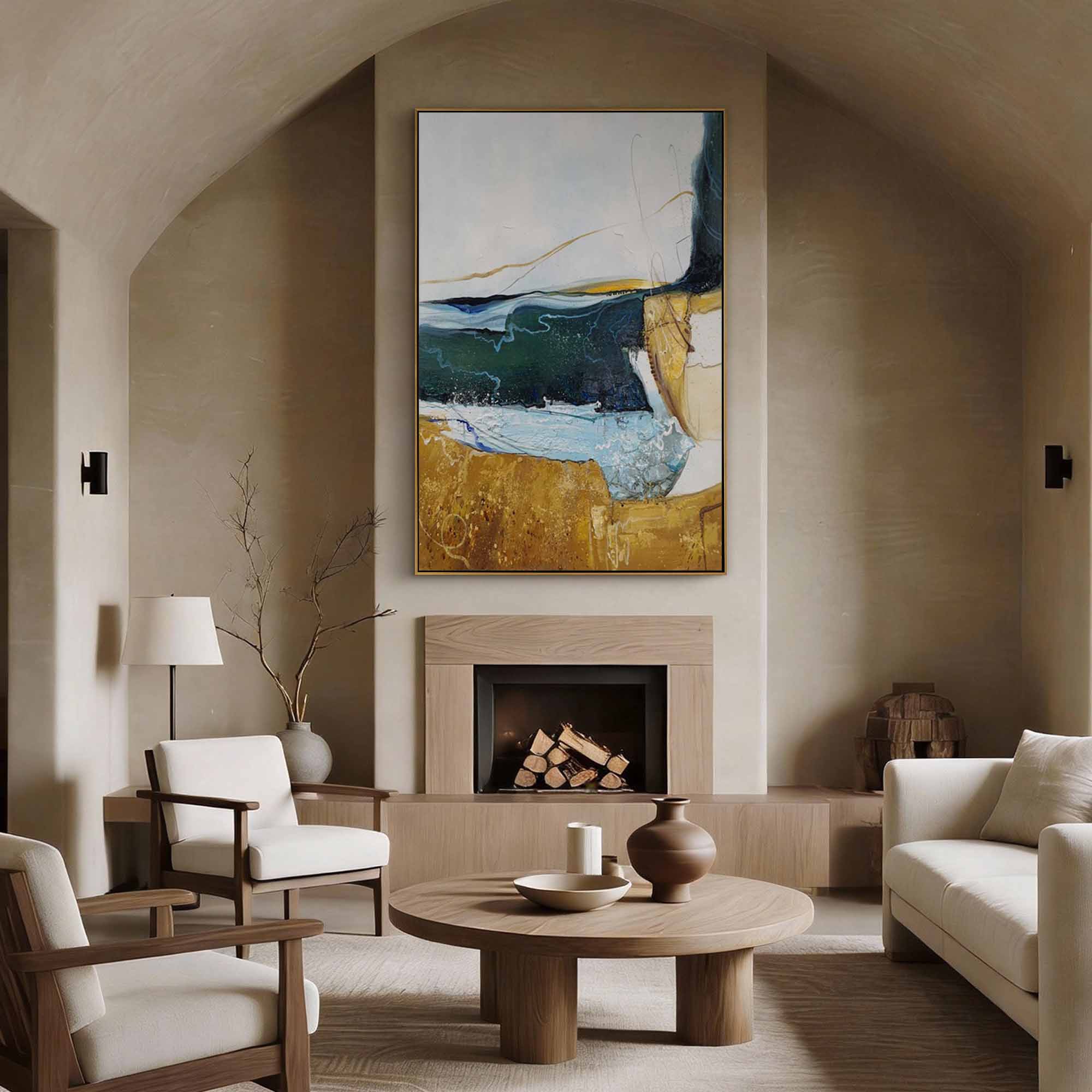 Abstract Canvas Art #AB935