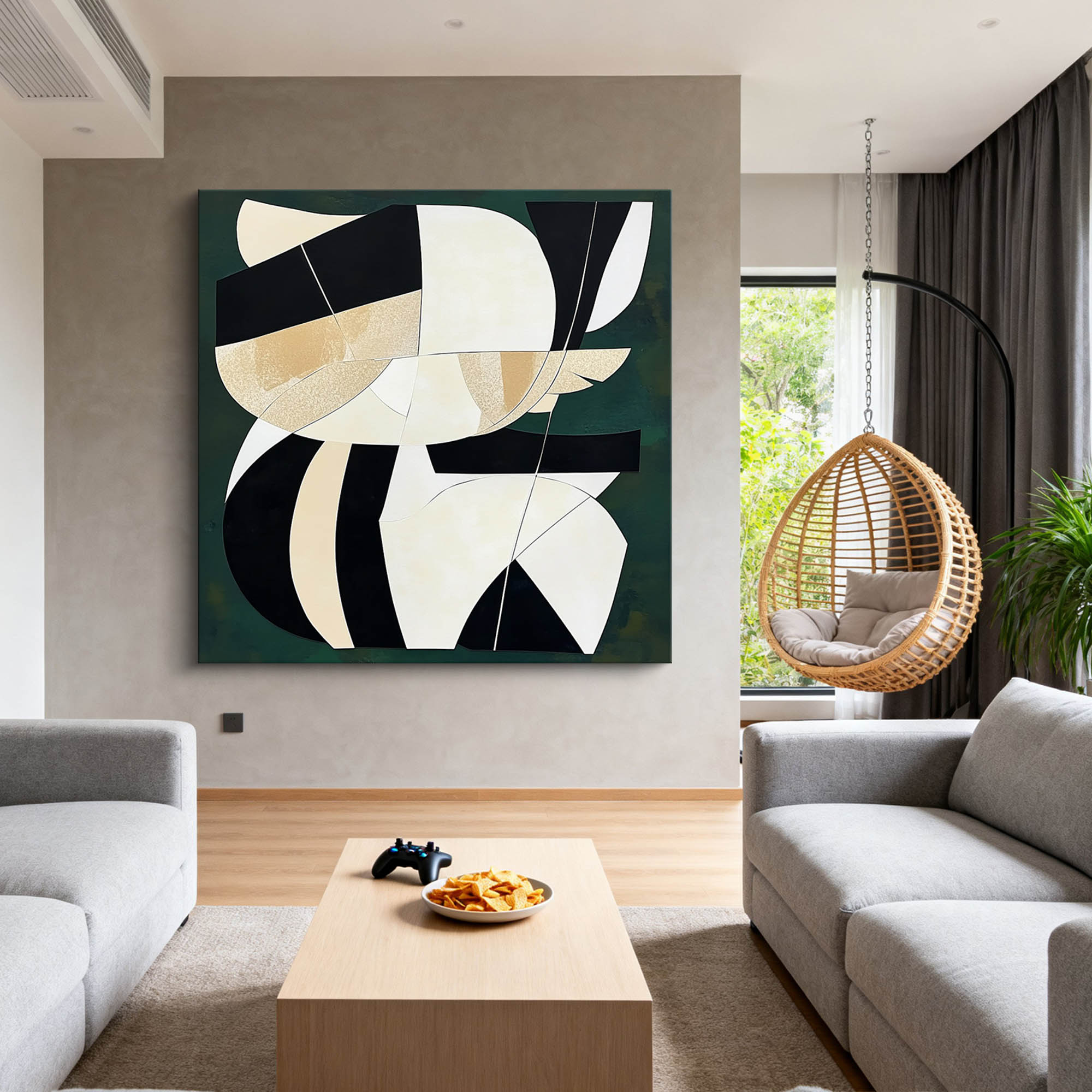 Abstract Canvas Art #AB863