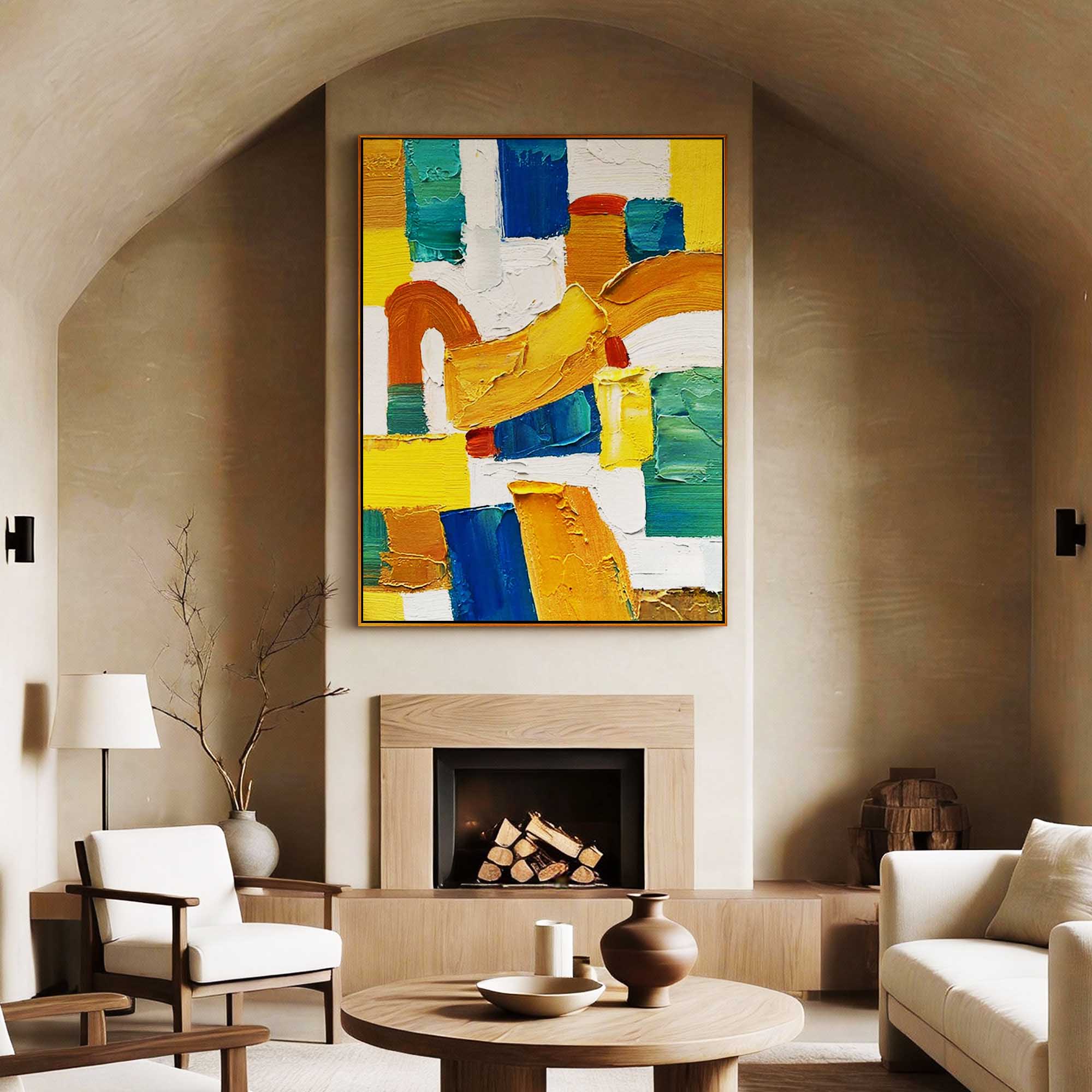 Abstract Canvas Art #AB963