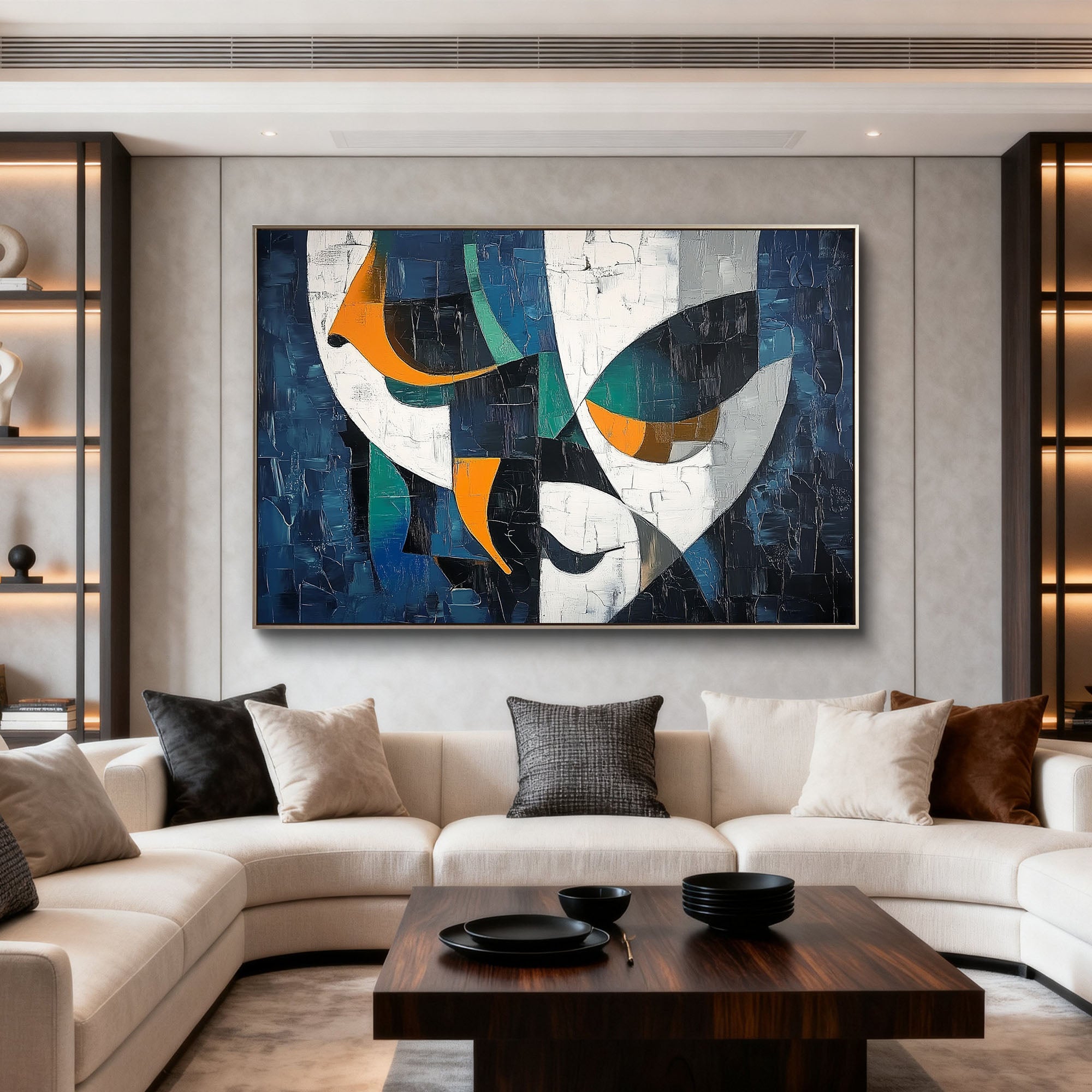 Abstract Canvas Art #AB822