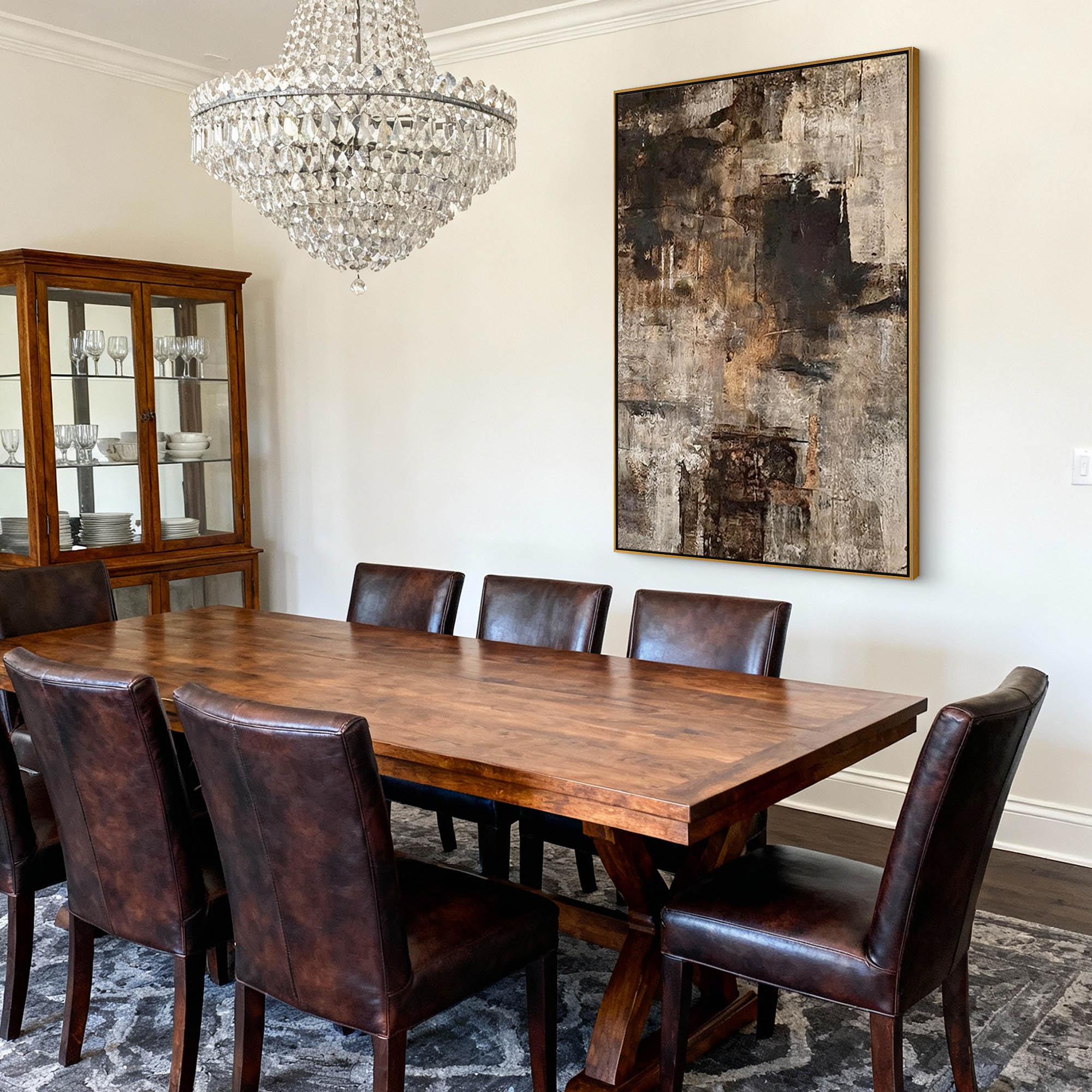 Abstract Canvas Art #AB887