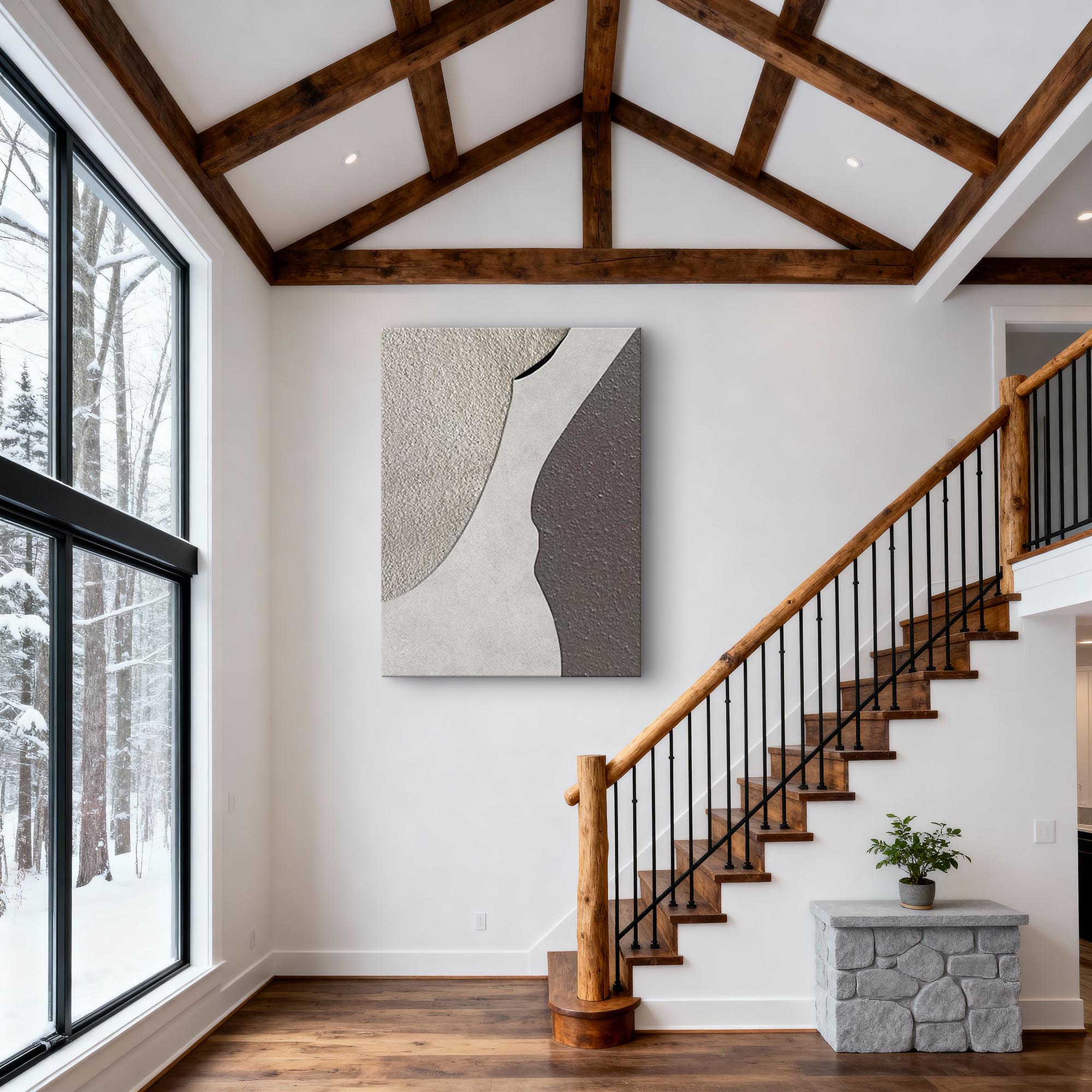 Abstract Canvas Art #AB902