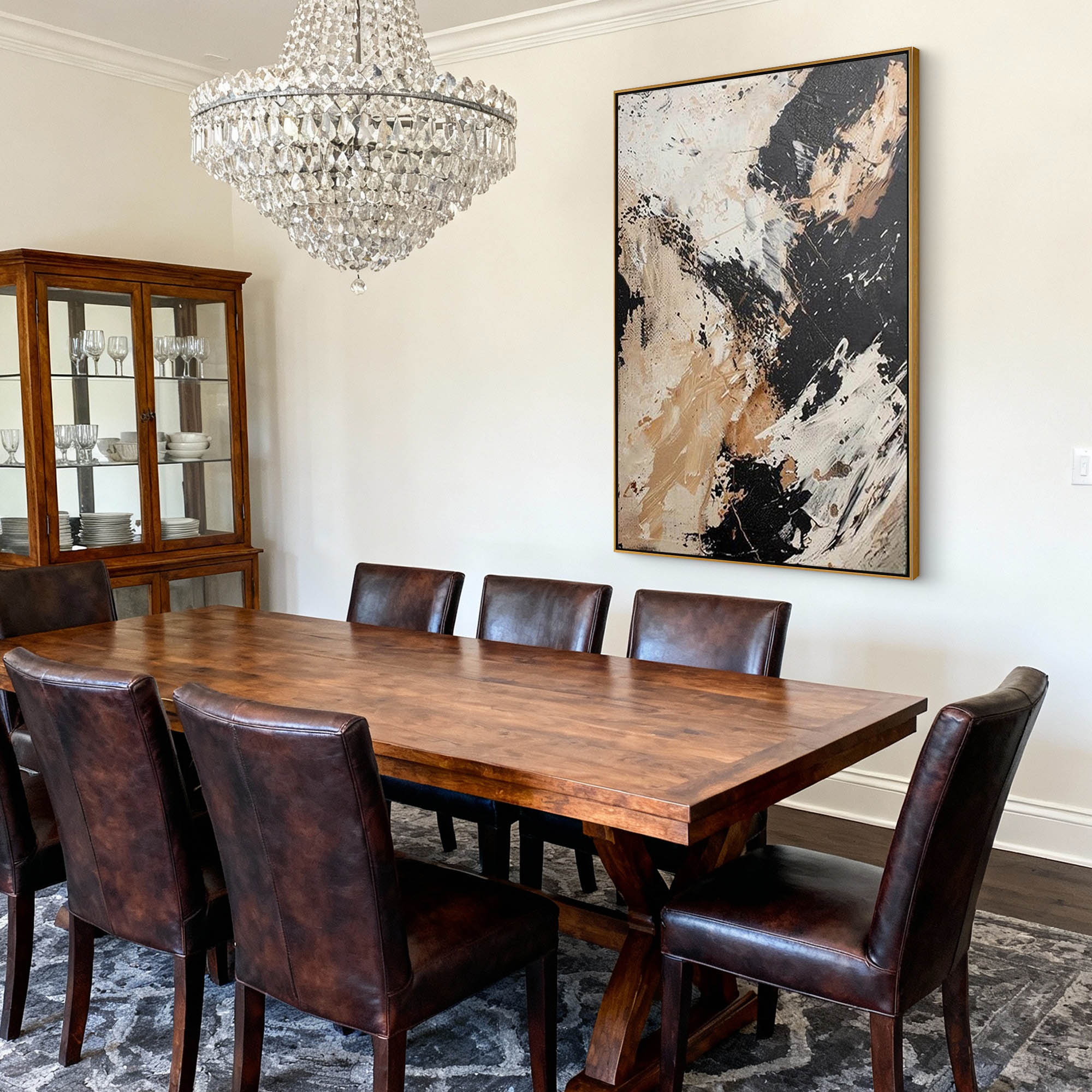 Abstract Canvas Art #AB889