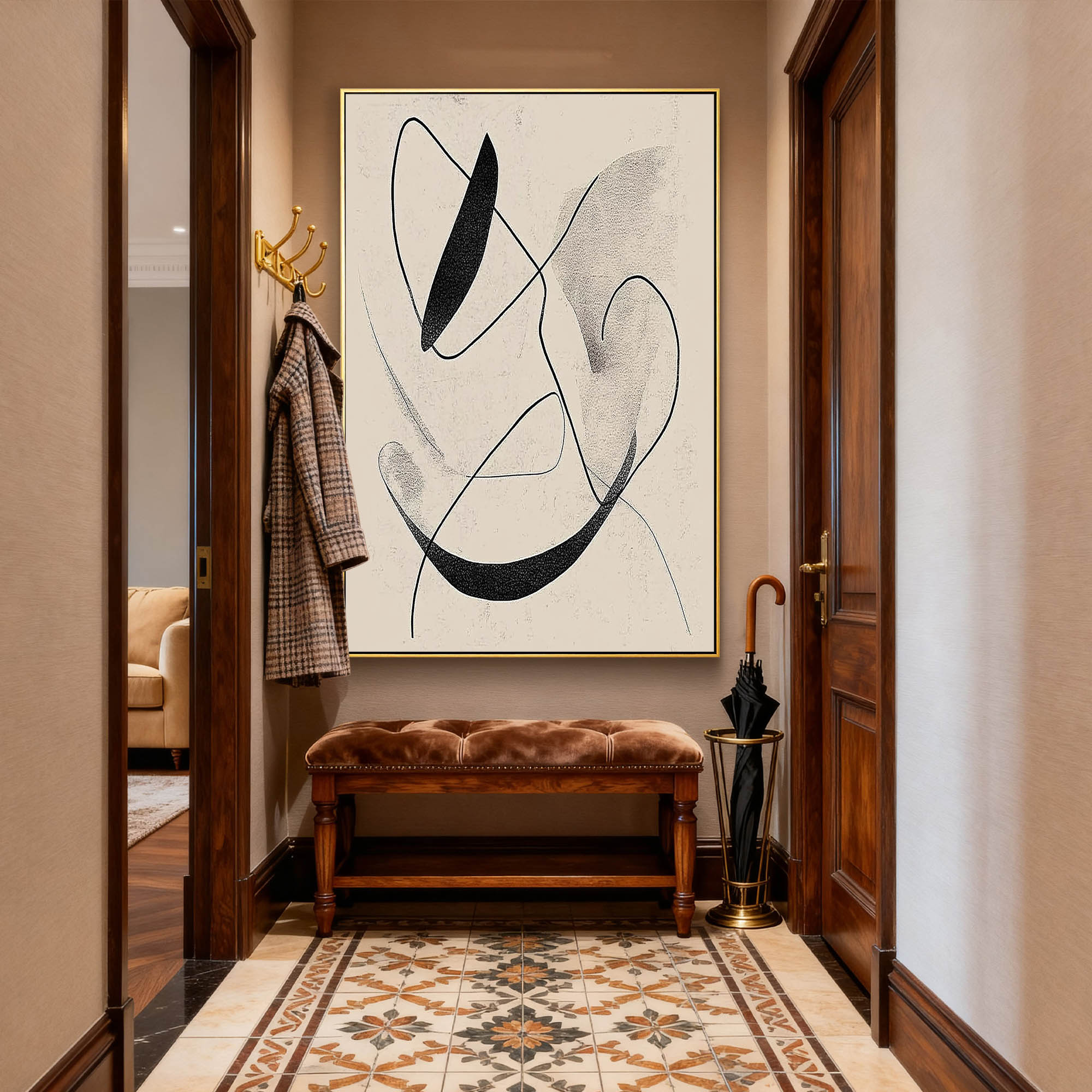 Abstract Canvas Art #AB830