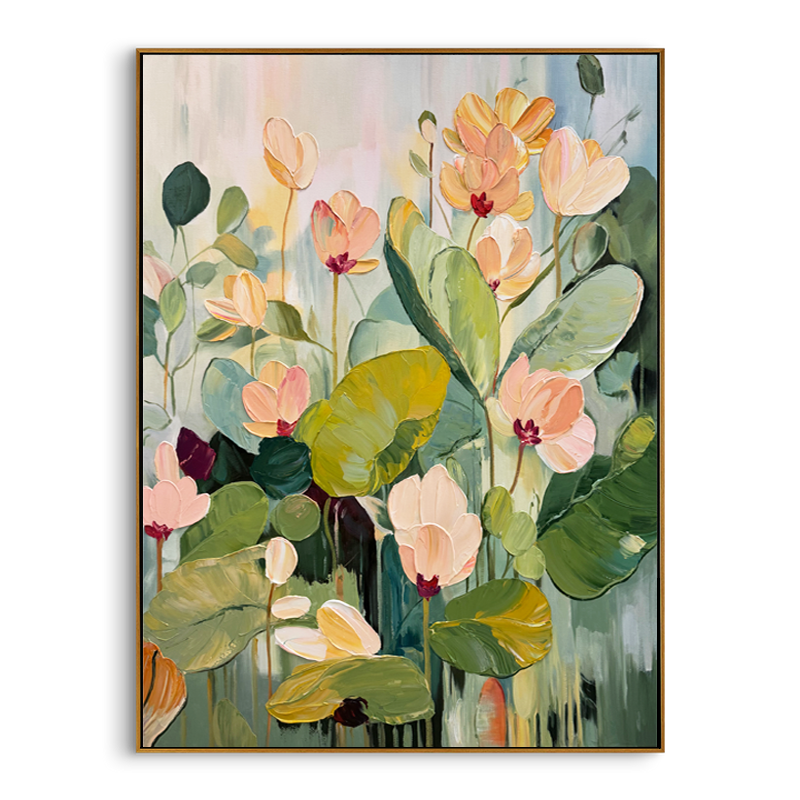 Blooming Serenity|Flower Canvas Art #FL293