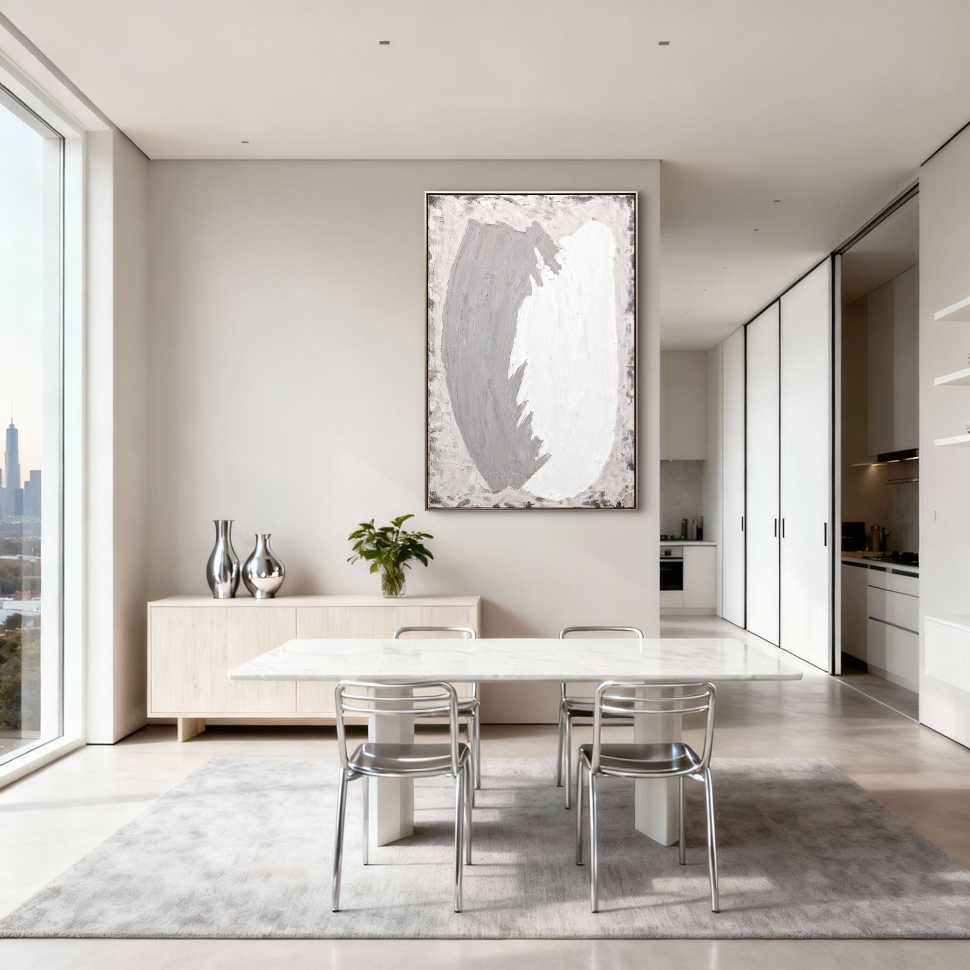 Abstract Canvas Art #AB909