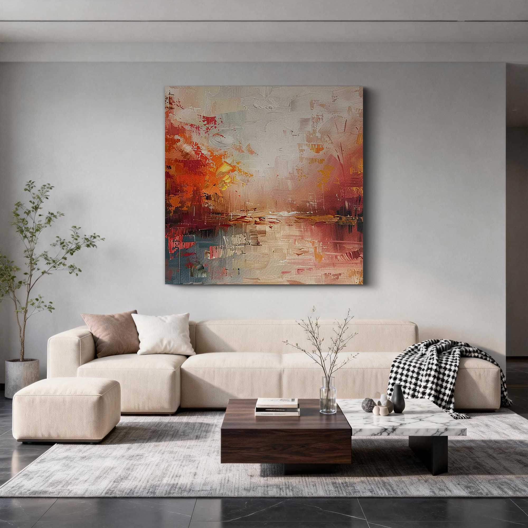 Abstract Canvas Art #AB1002