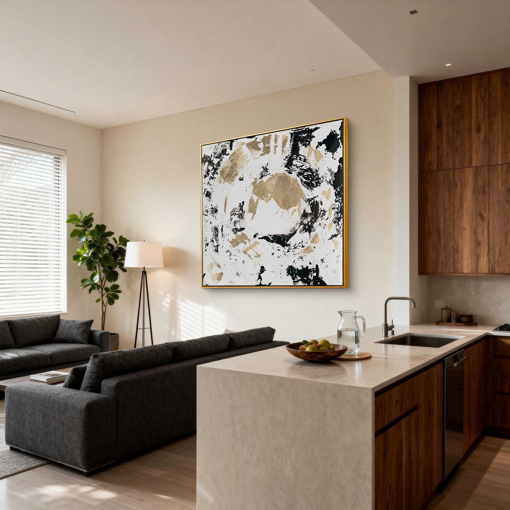 Abstract Canvas Art #AB915