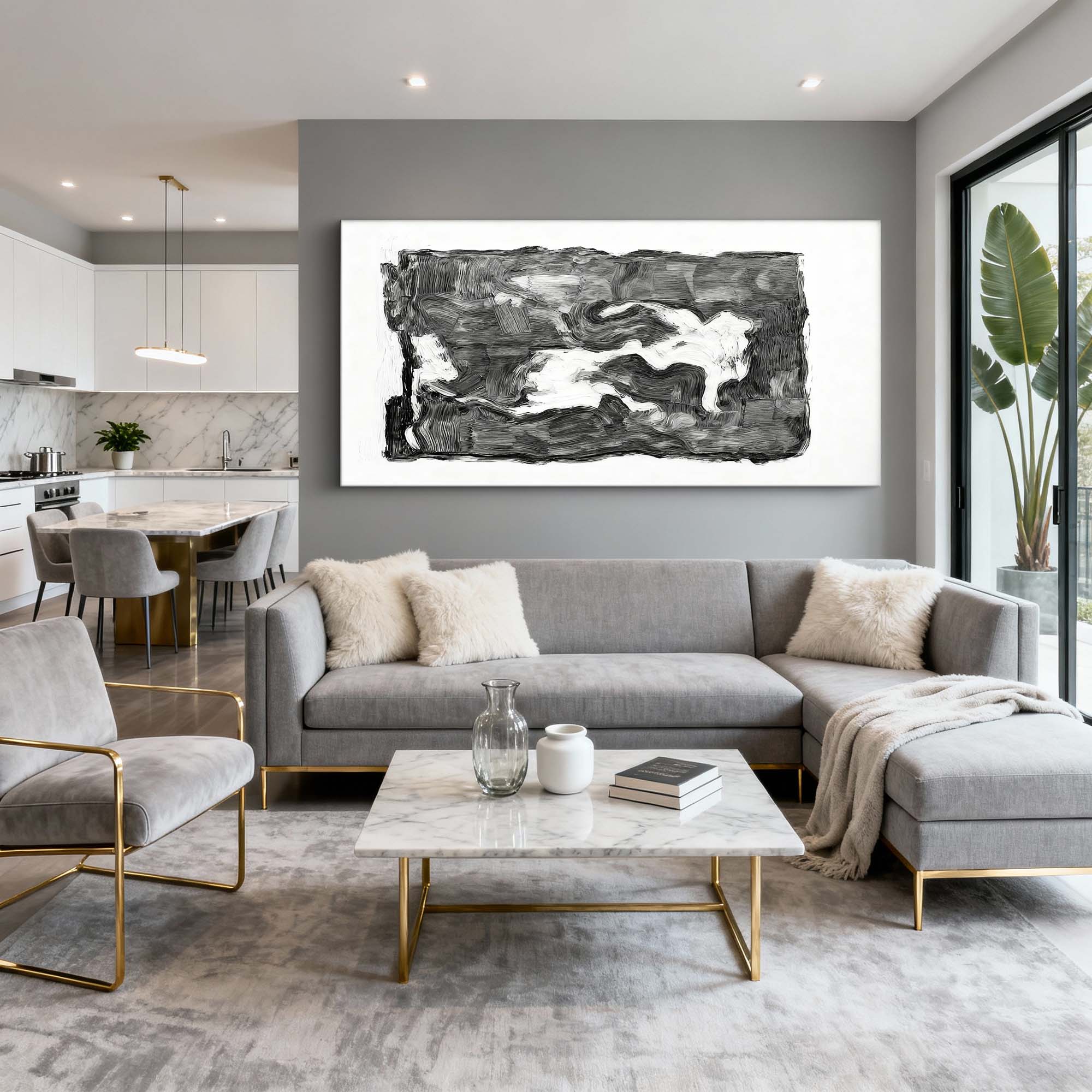 Abstract Canvas Art #AB877