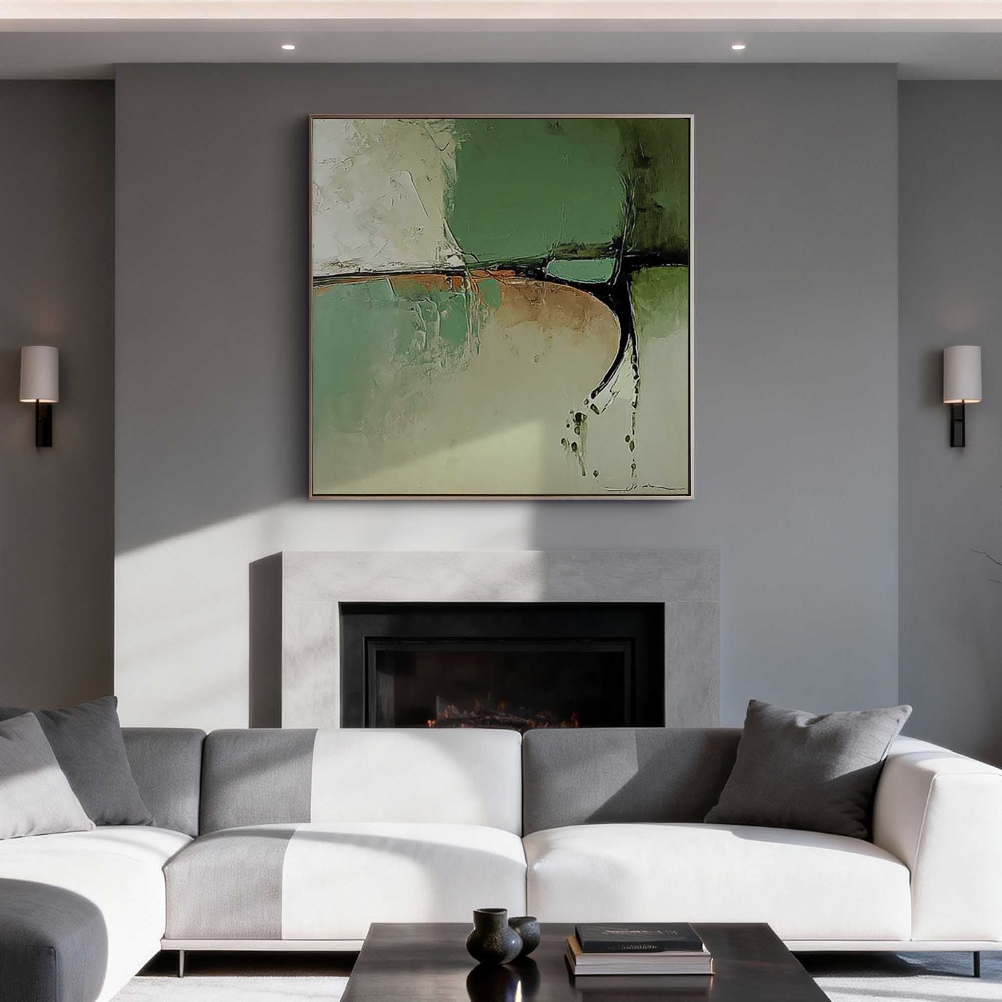 Abstract Canvas Art #AB1003