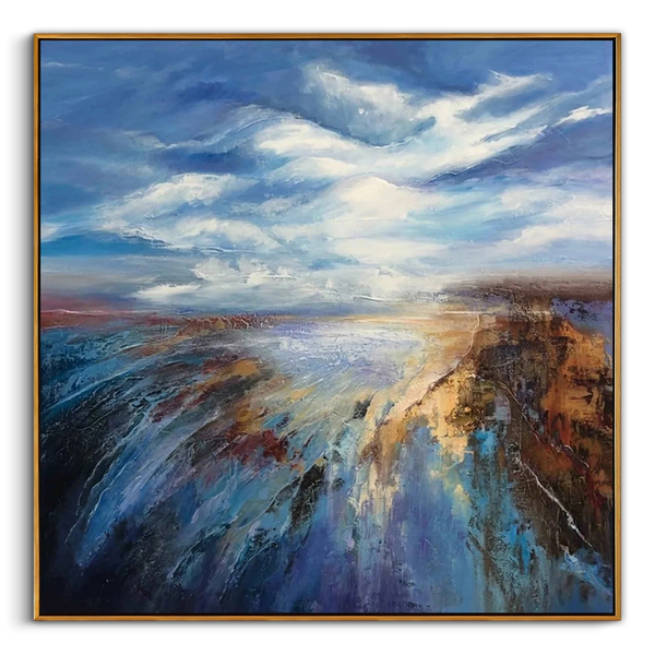 Abstract Canvas Art #AB1019