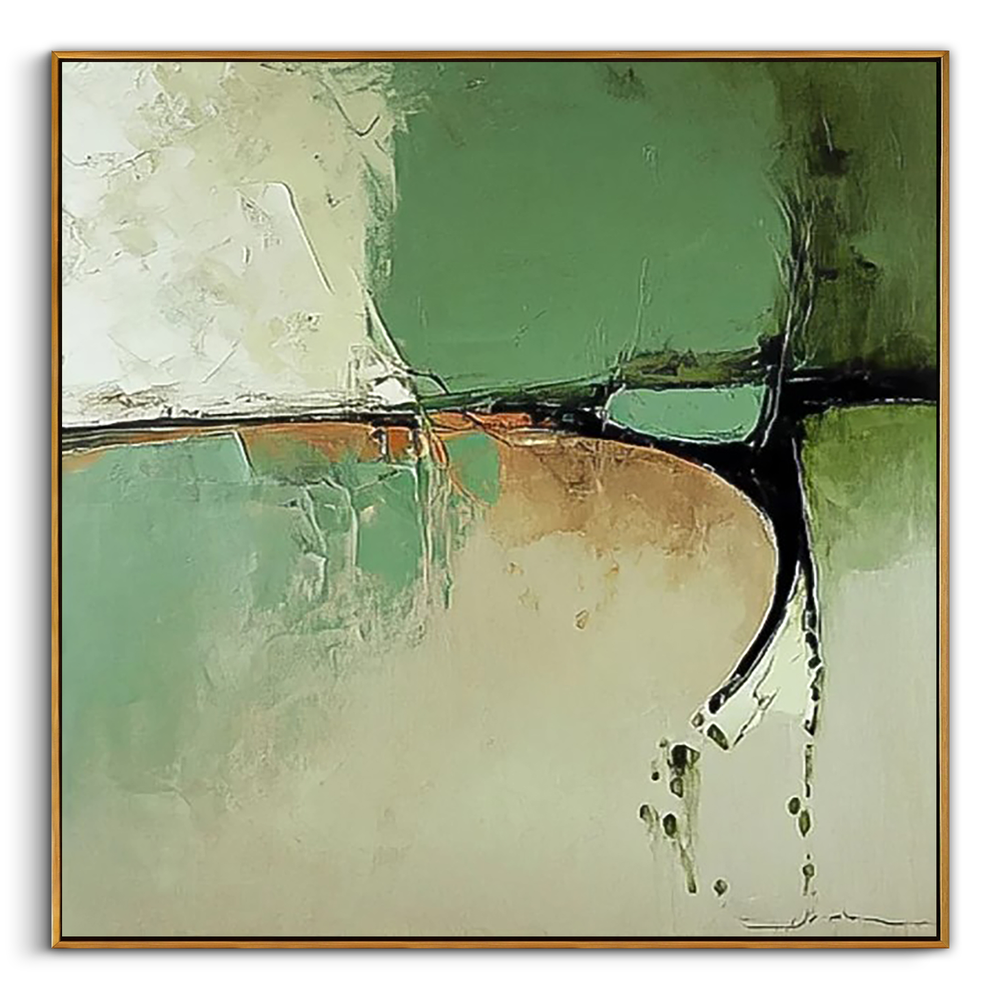 Abstract Canvas Art #AB1003