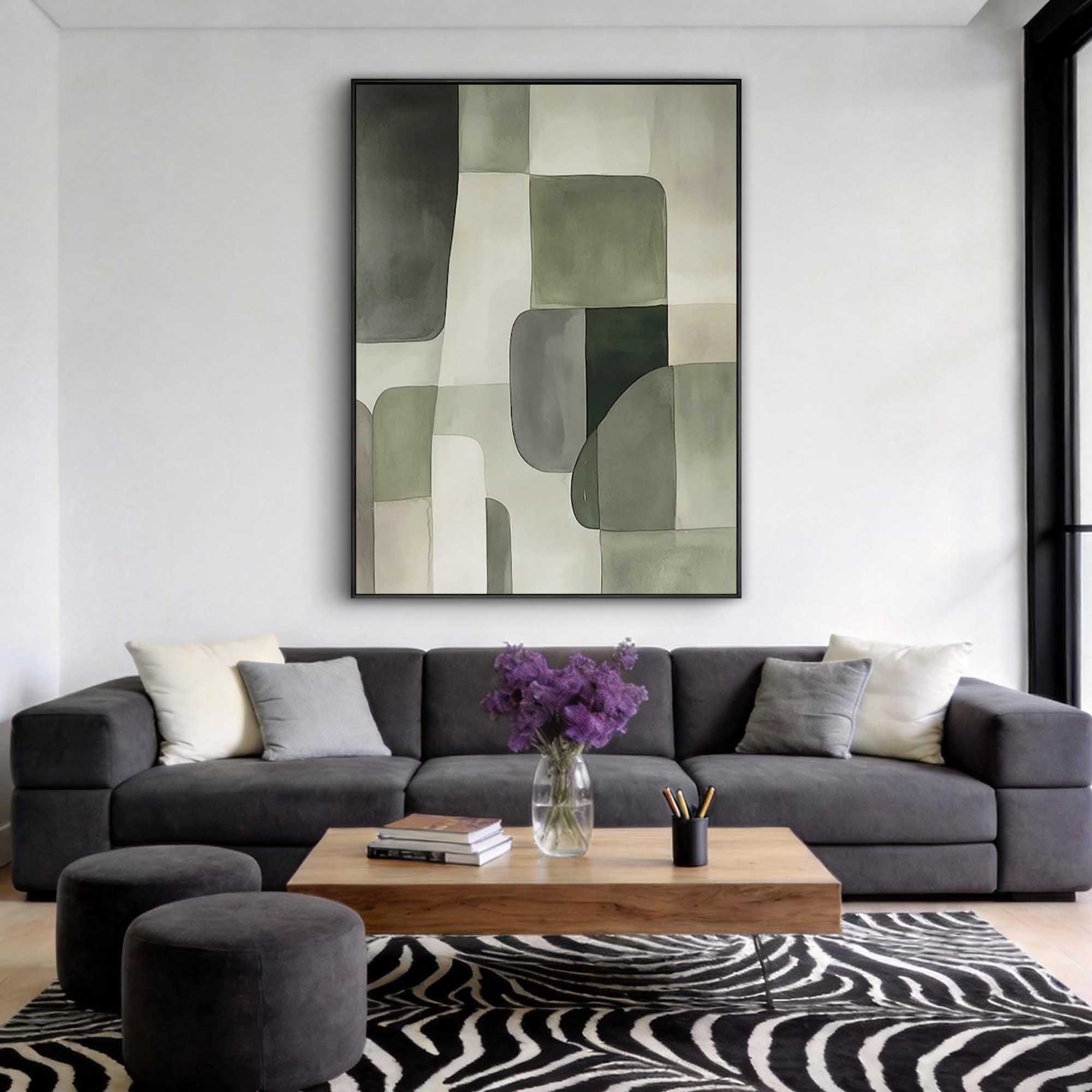 Abstract Canvas Art #AB981