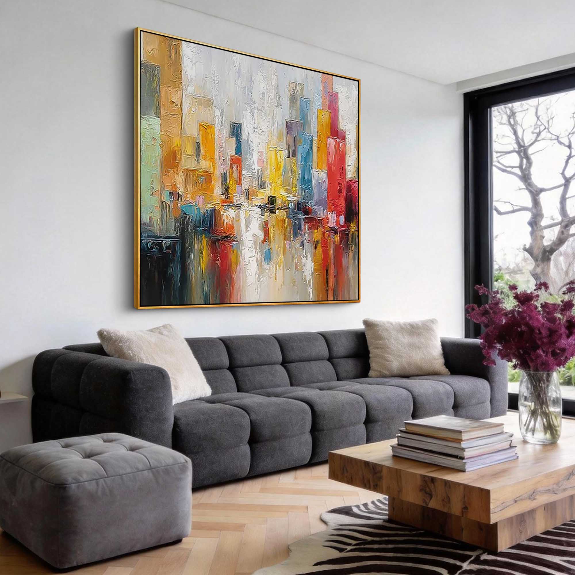 Abstract Canvas Art #AB1004