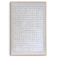 Minimalist Lattice|Plaster & Texture Art #PT 143