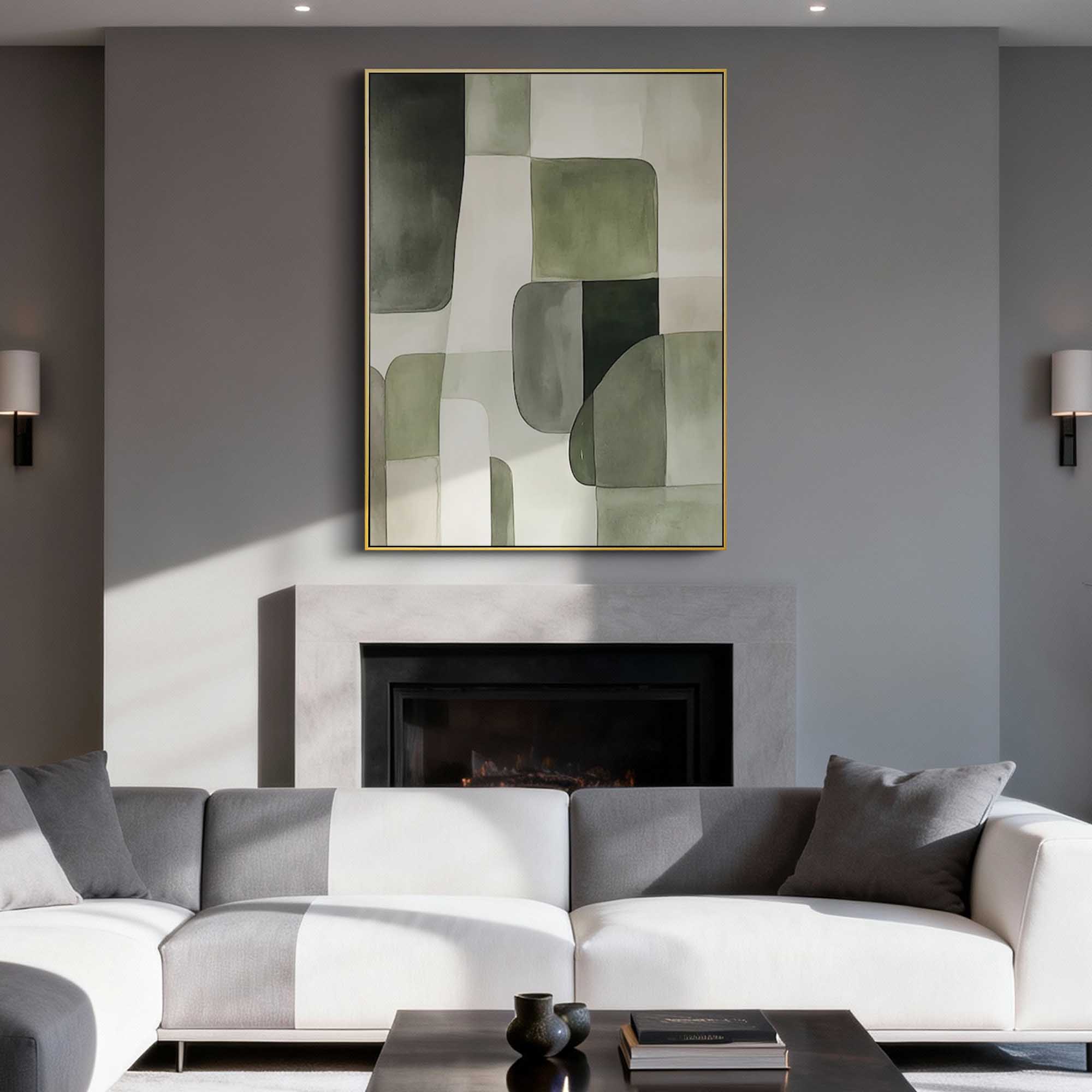 Abstract Canvas Art #AB981