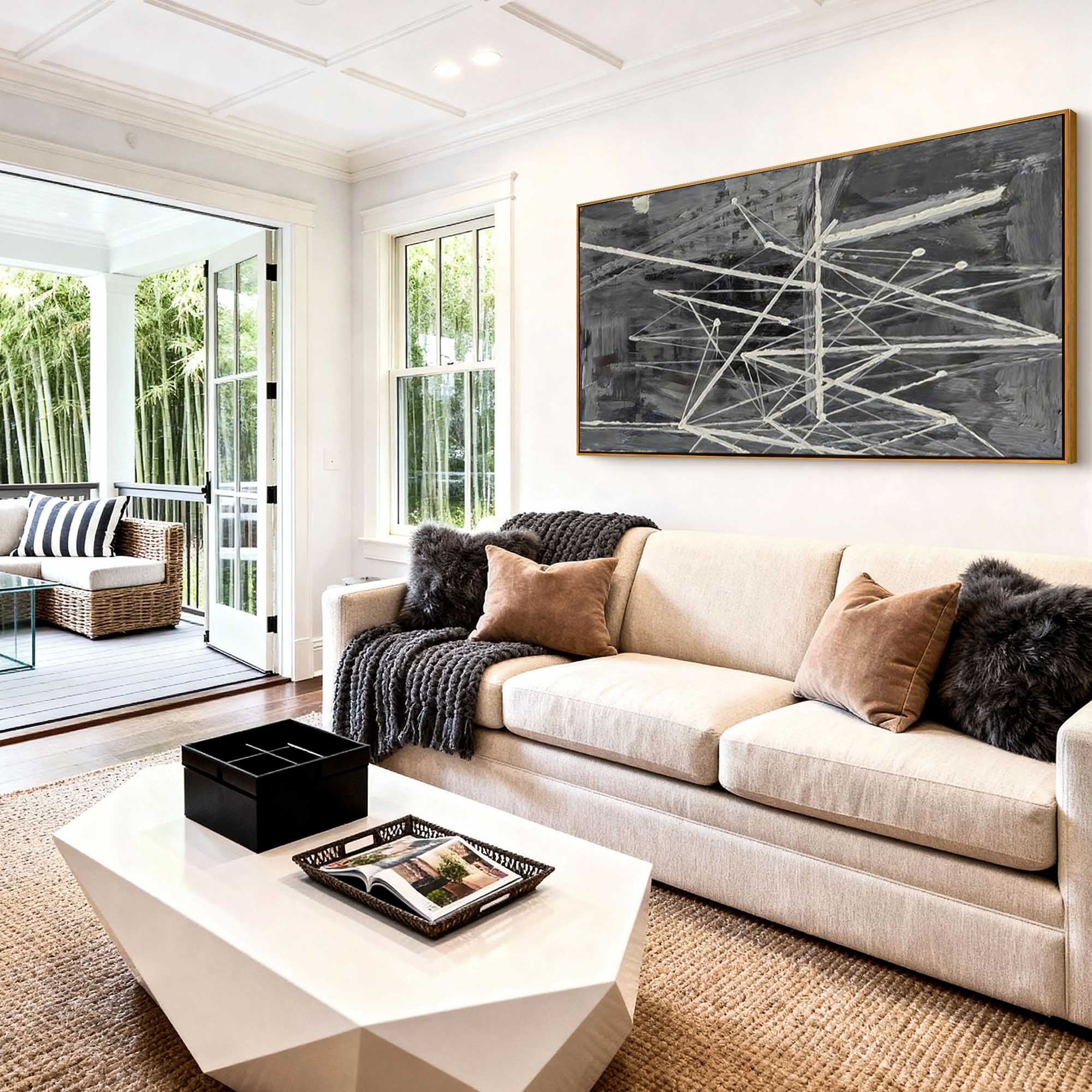 Abstract Canvas Art #AB879