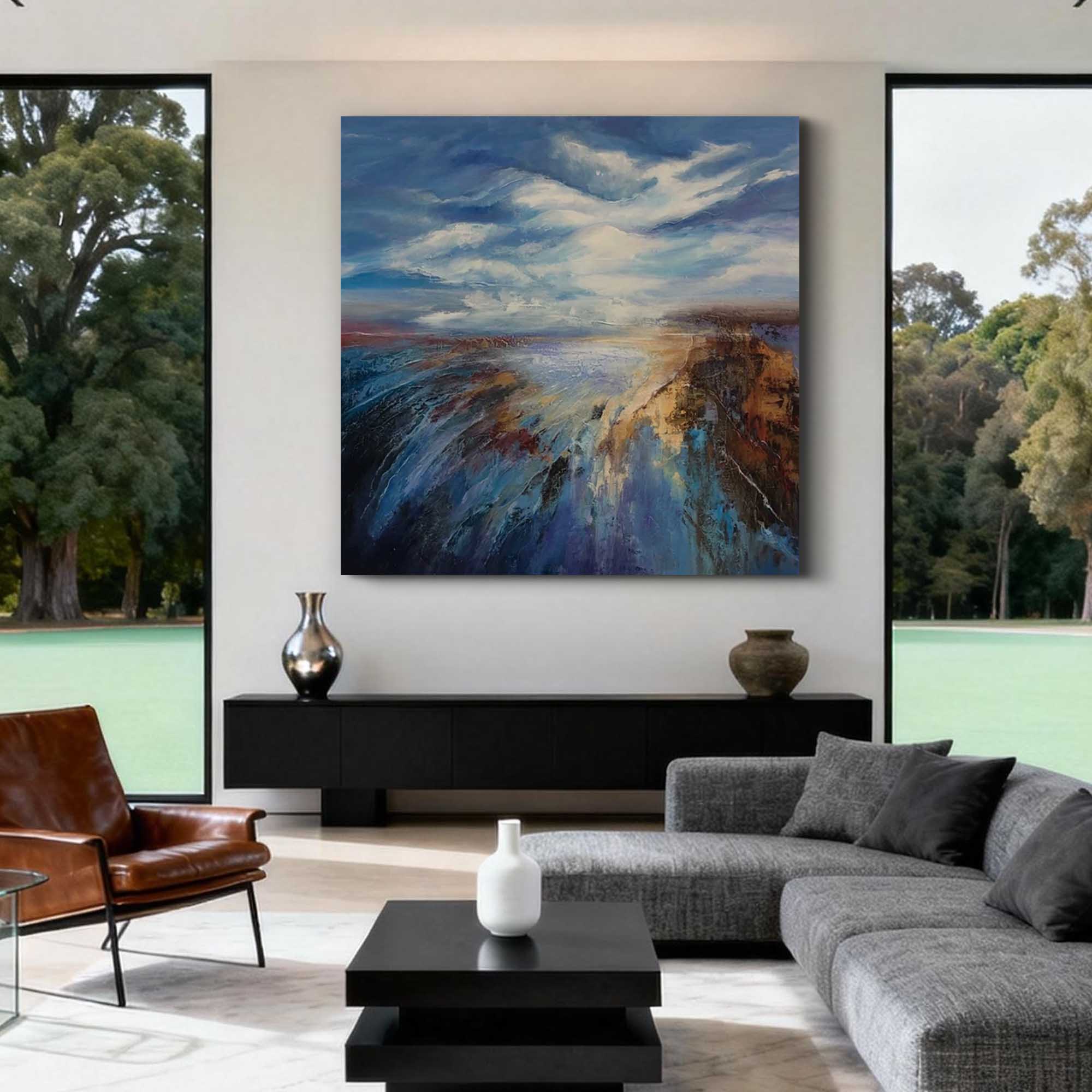 Abstract Canvas Art #AB1019