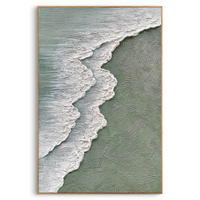 Sage Shoreline|Plaster & Texture Art #PT 139