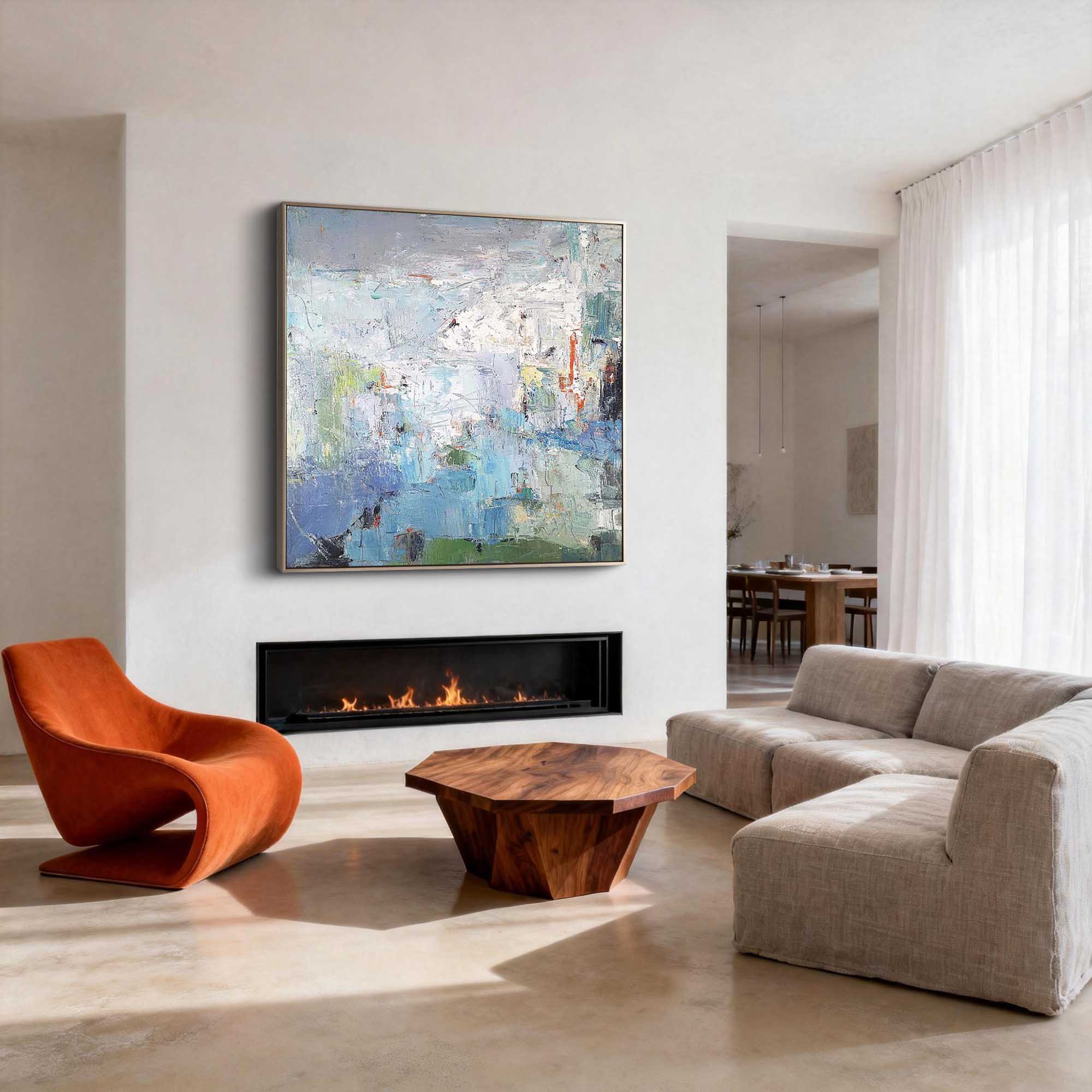 Abstract Canvas Art #AB1008