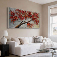 "Earthen Floral Current" is a 100% hand-painted floral artwork created with professional oil and acrylic paints on high-quality canvas. Its brown & grey palette and visible textured strokes give every piece authentic handmade variation and tactile depth.