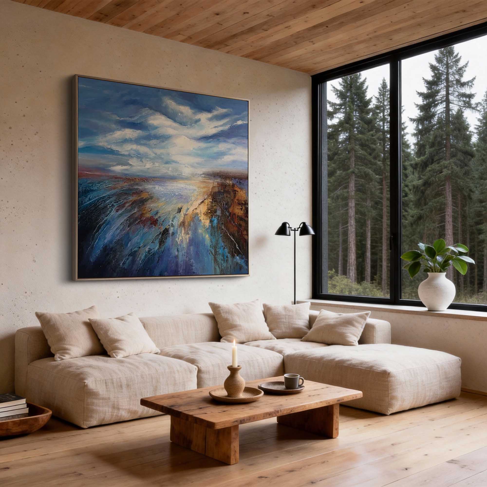 Abstract Canvas Art #AB1019