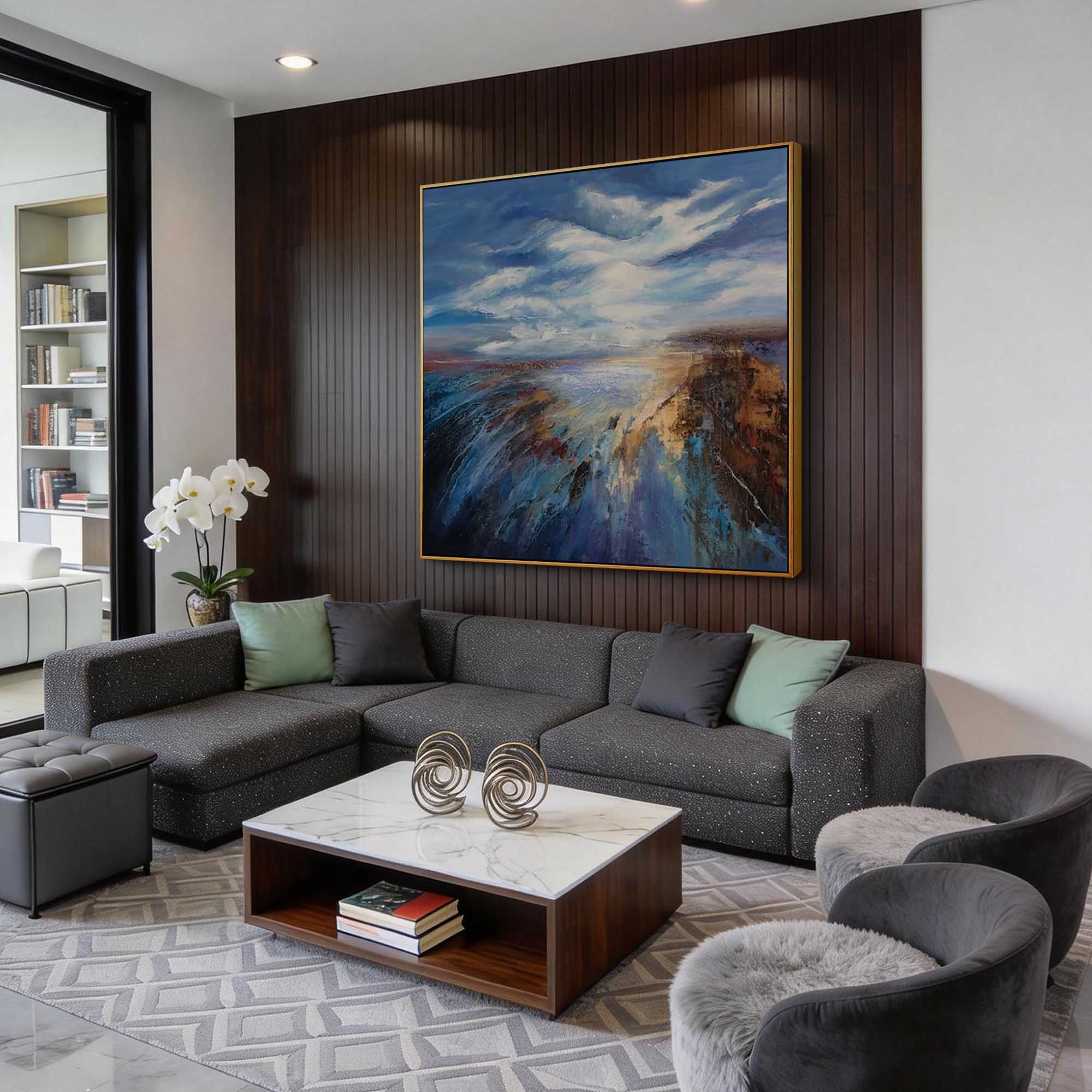 Abstract Canvas Art #AB1019