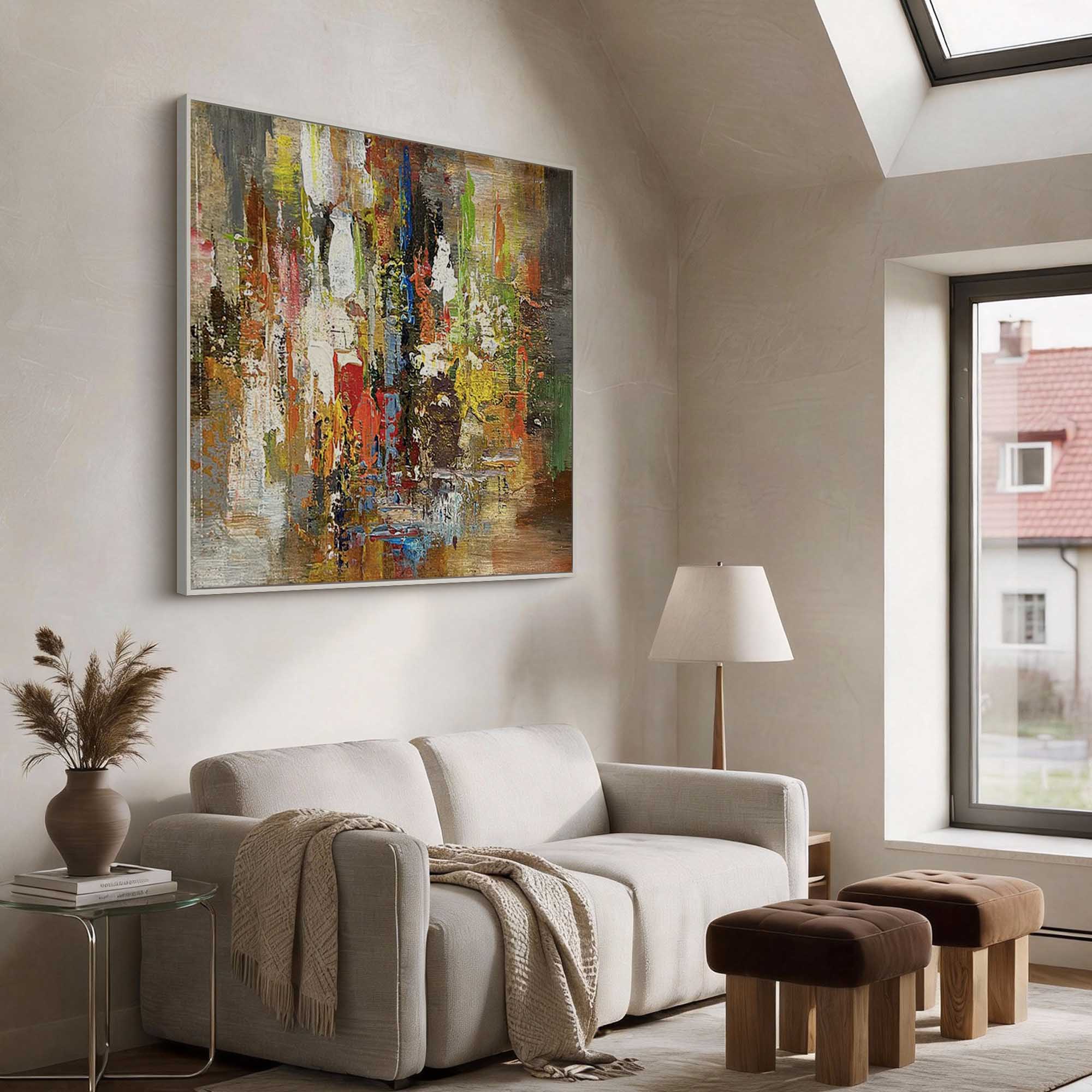 Abstract Canvas Art #AB1007