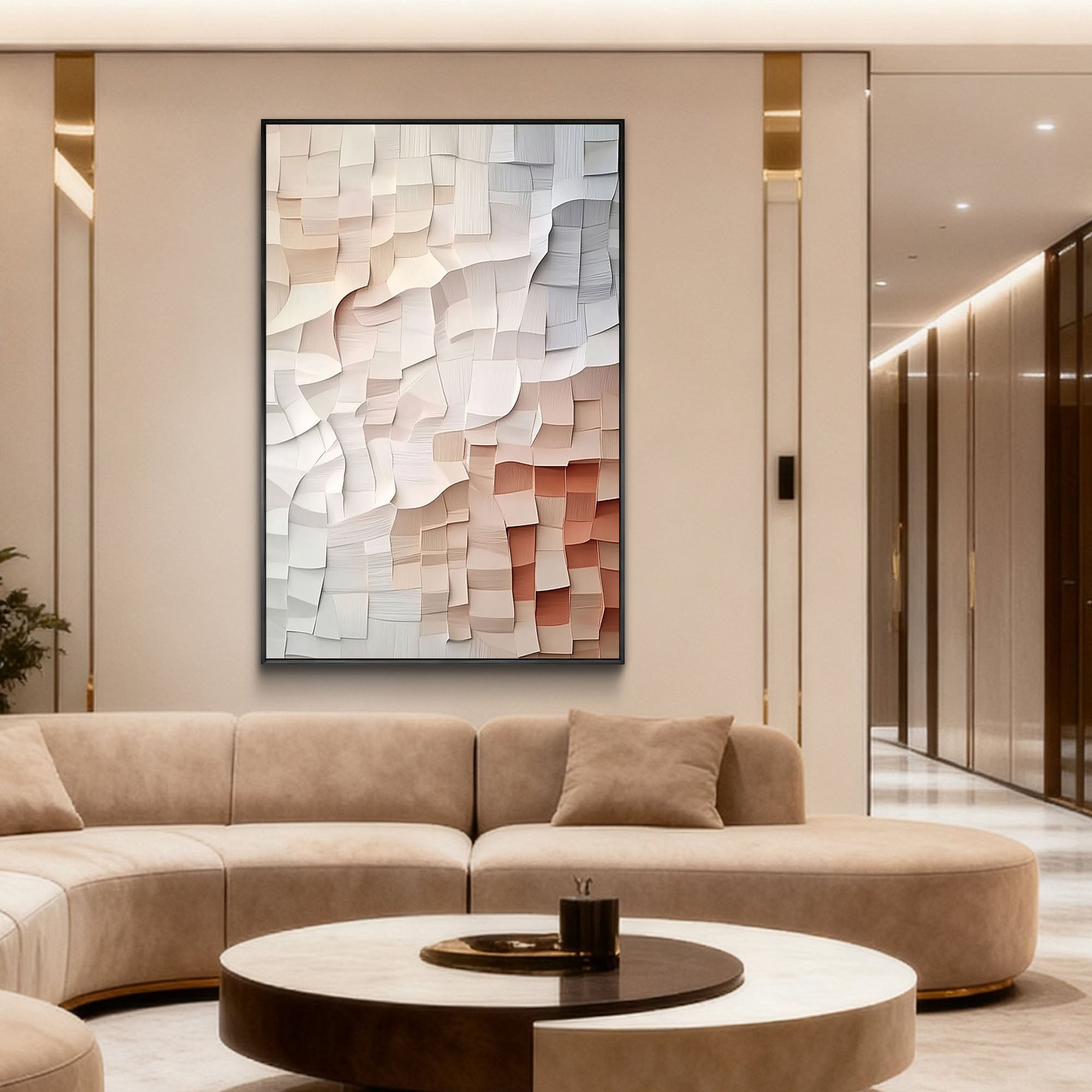 Abstract Canvas Art #AB831