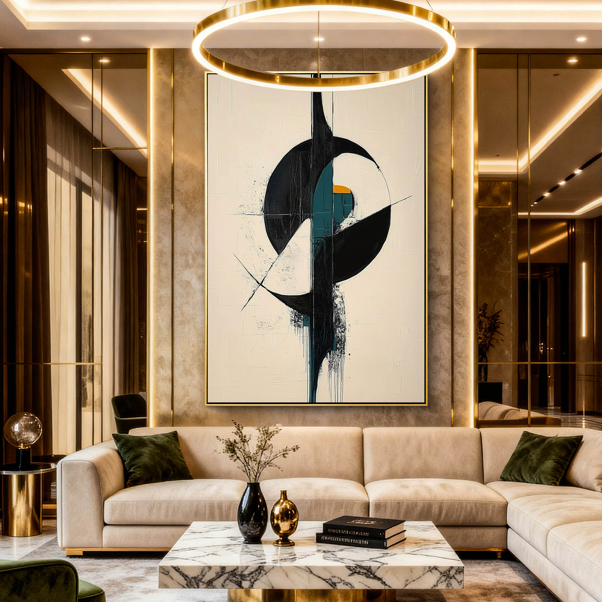 Abstract Canvas Art #AB846