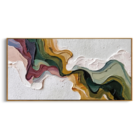 "Earth’s Melodic Flow" — 3D Plaster & Texture Art #PT548