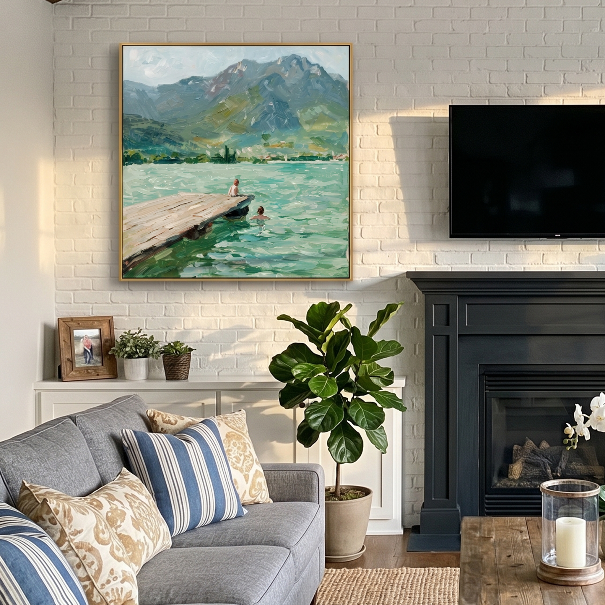 Landscape Canvas Art #LC146