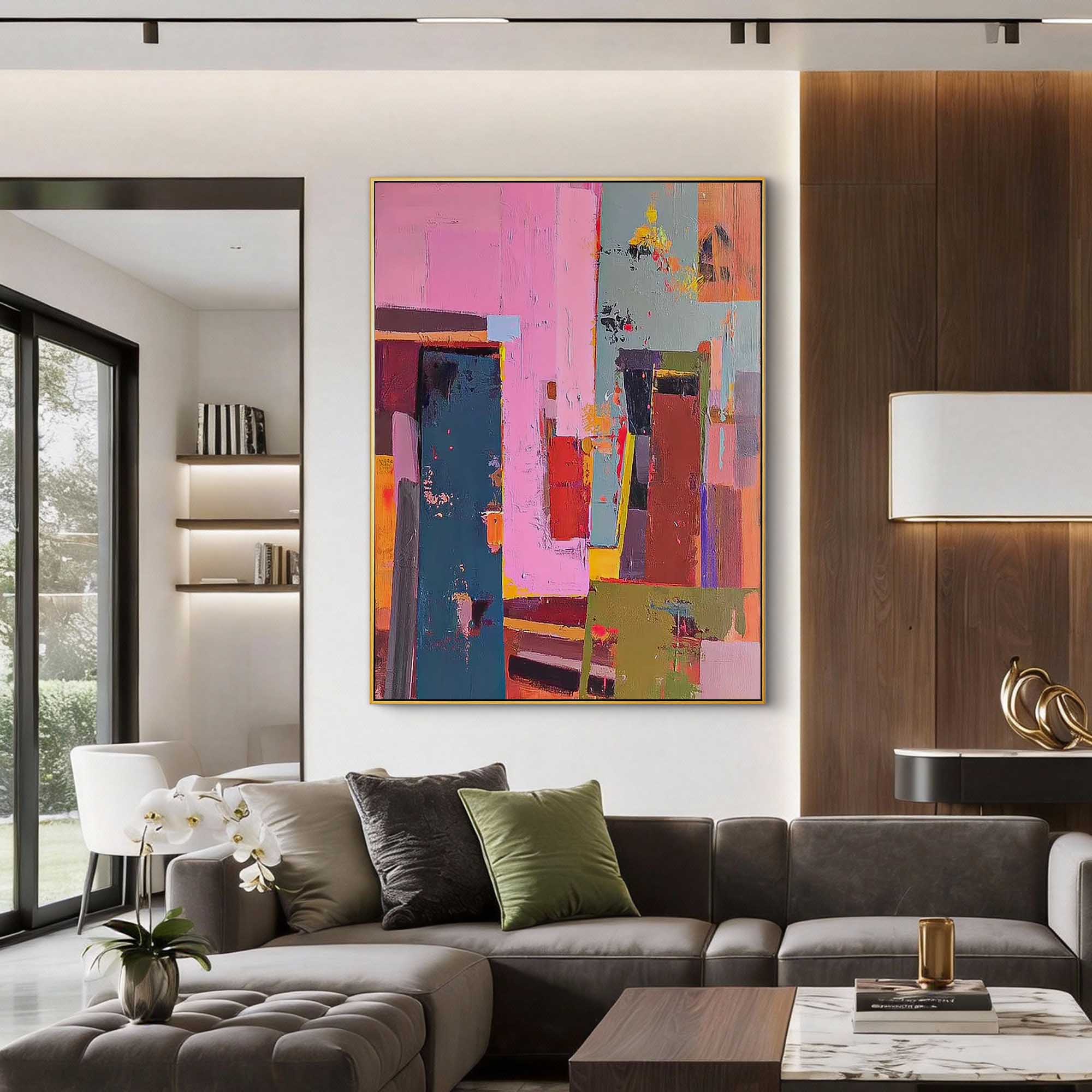 Abstract Canvas Art #AB960