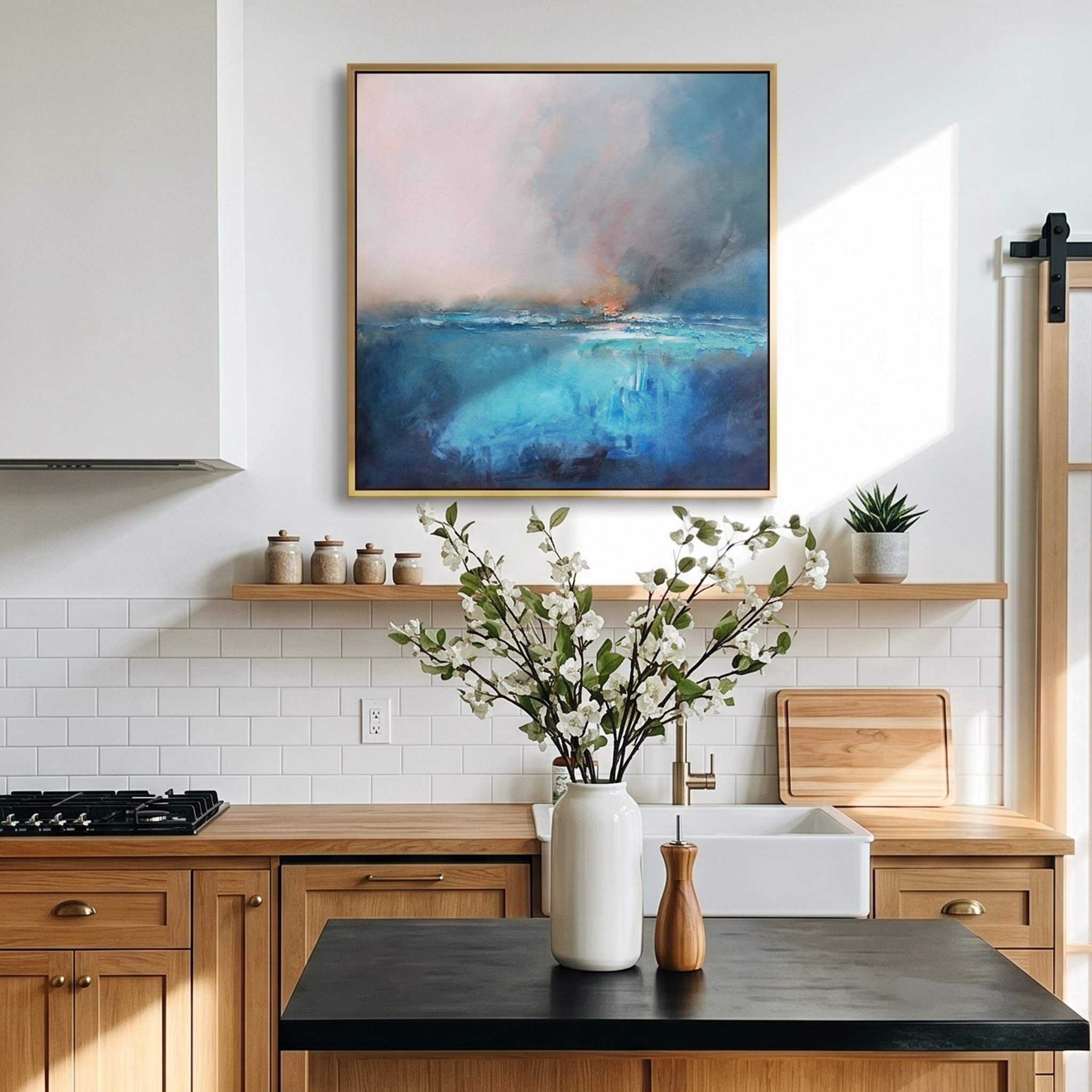 Abstract Canvas Art #AB1010