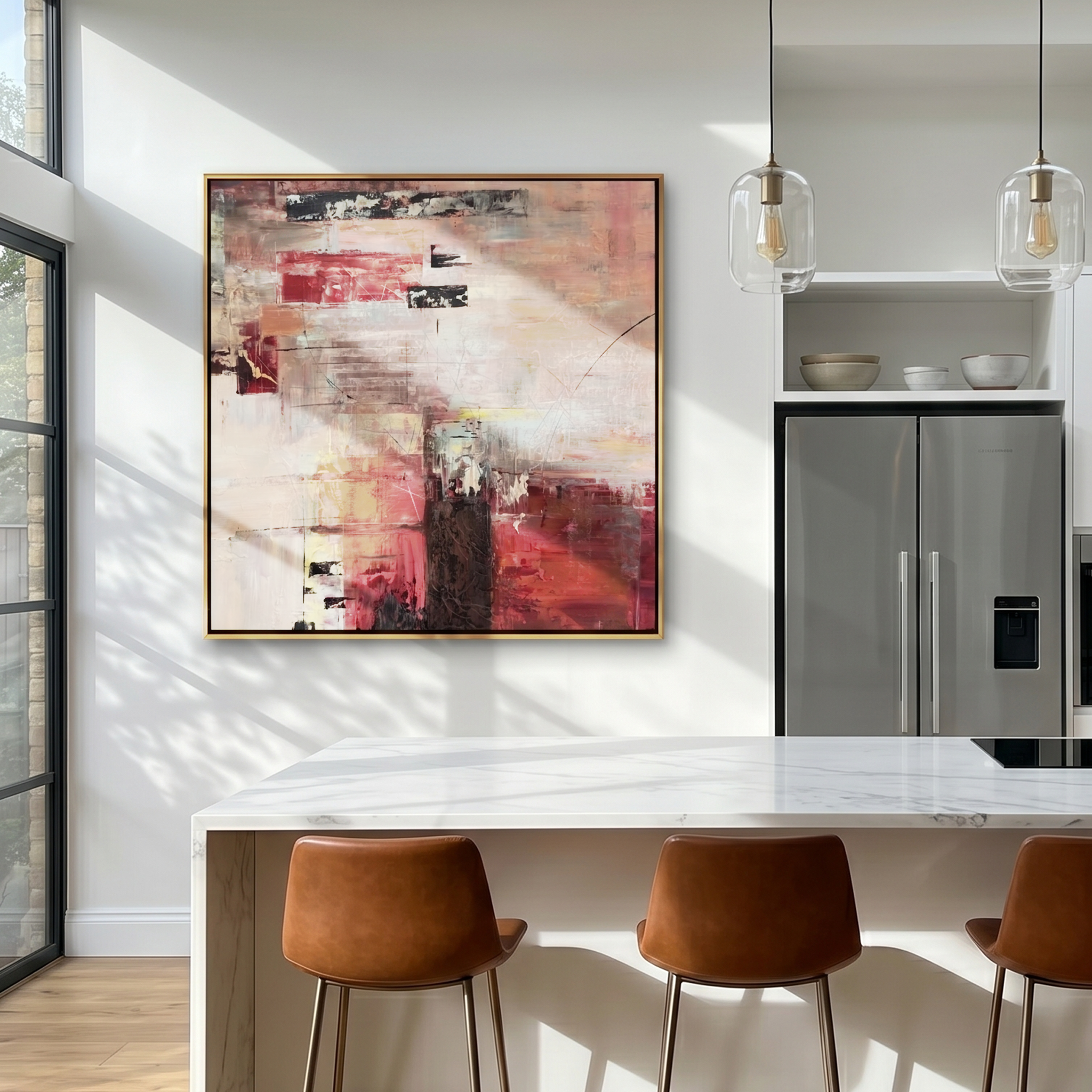 Abstract Canvas Art #AB1012