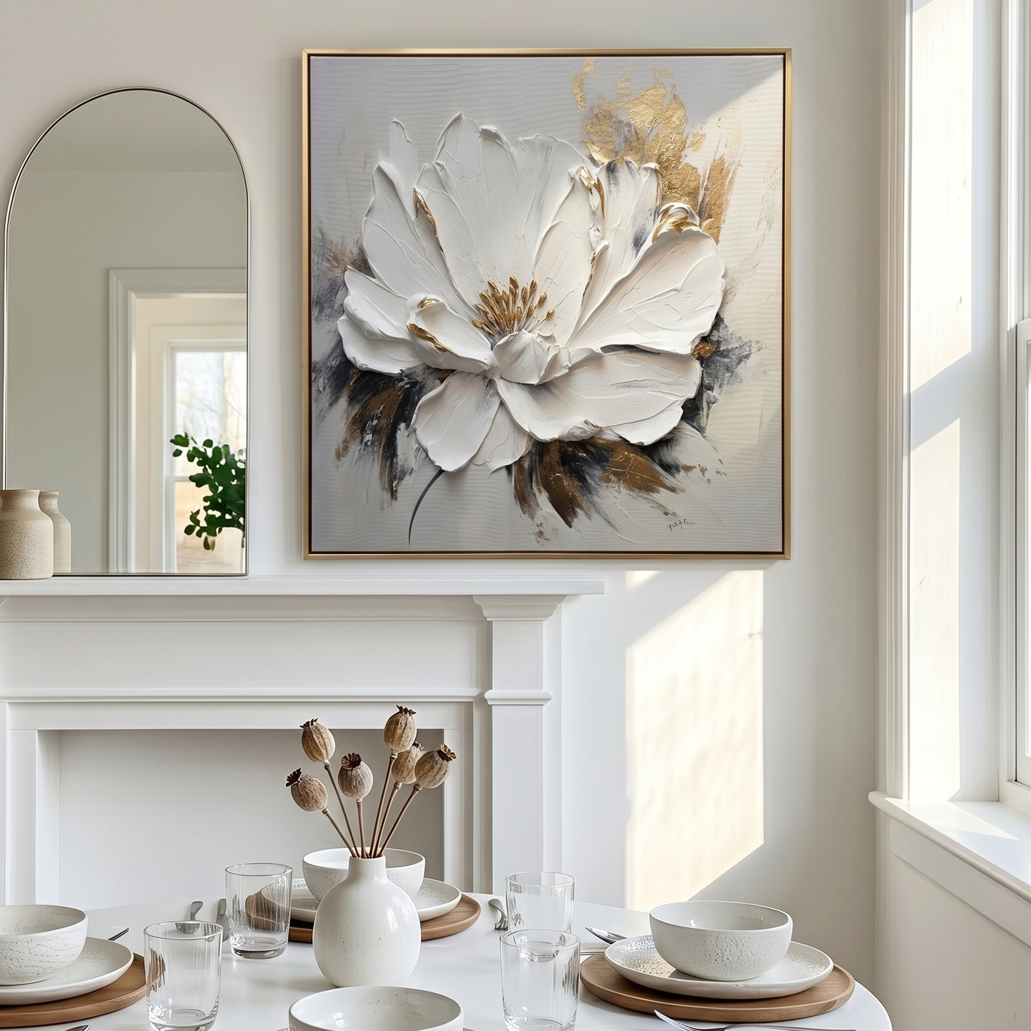 Flower Canvas Art #FL327