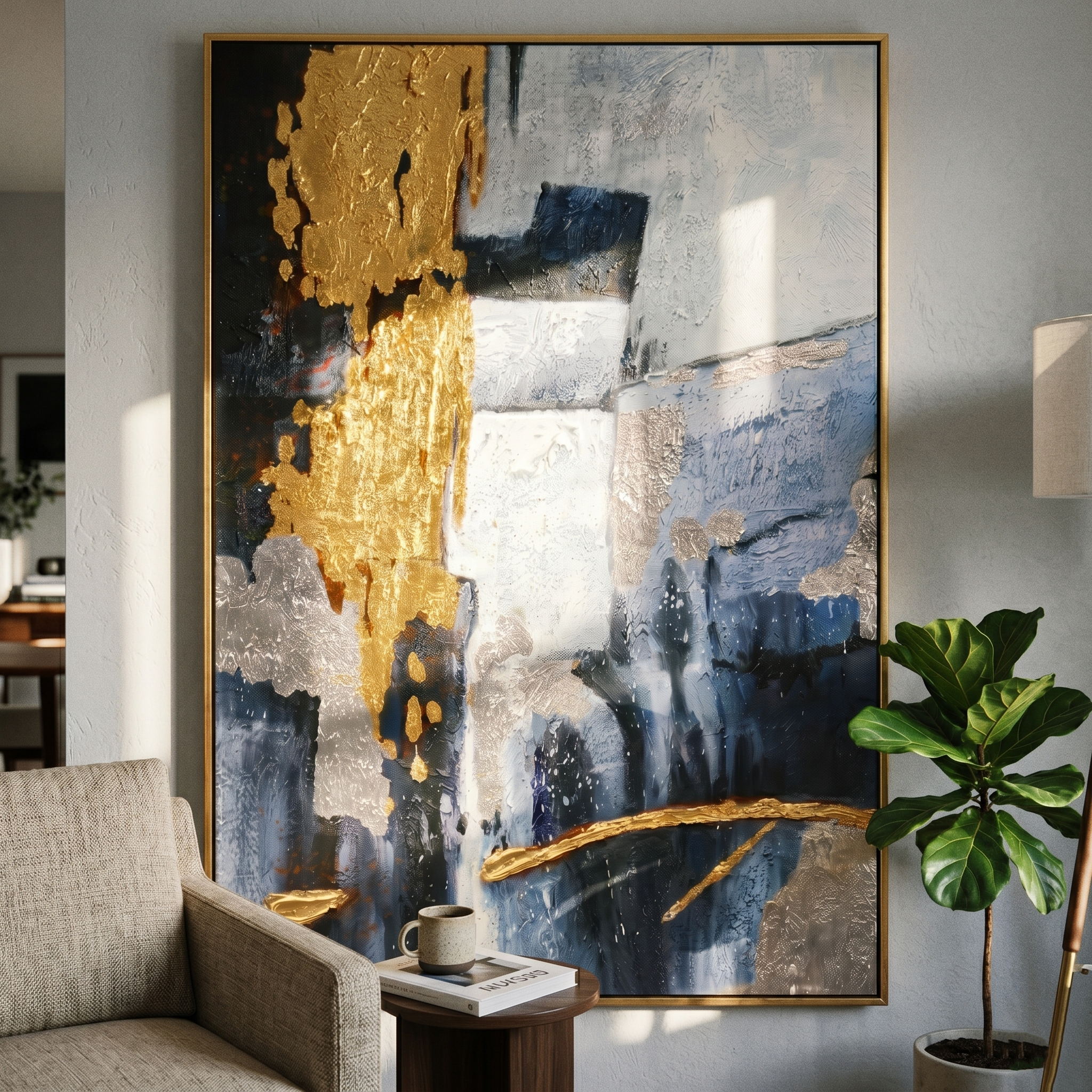 Abstract Canvas Art #AB943