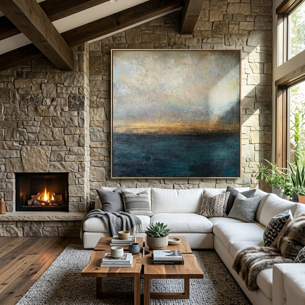 Abstract Canvas Art #AB1015