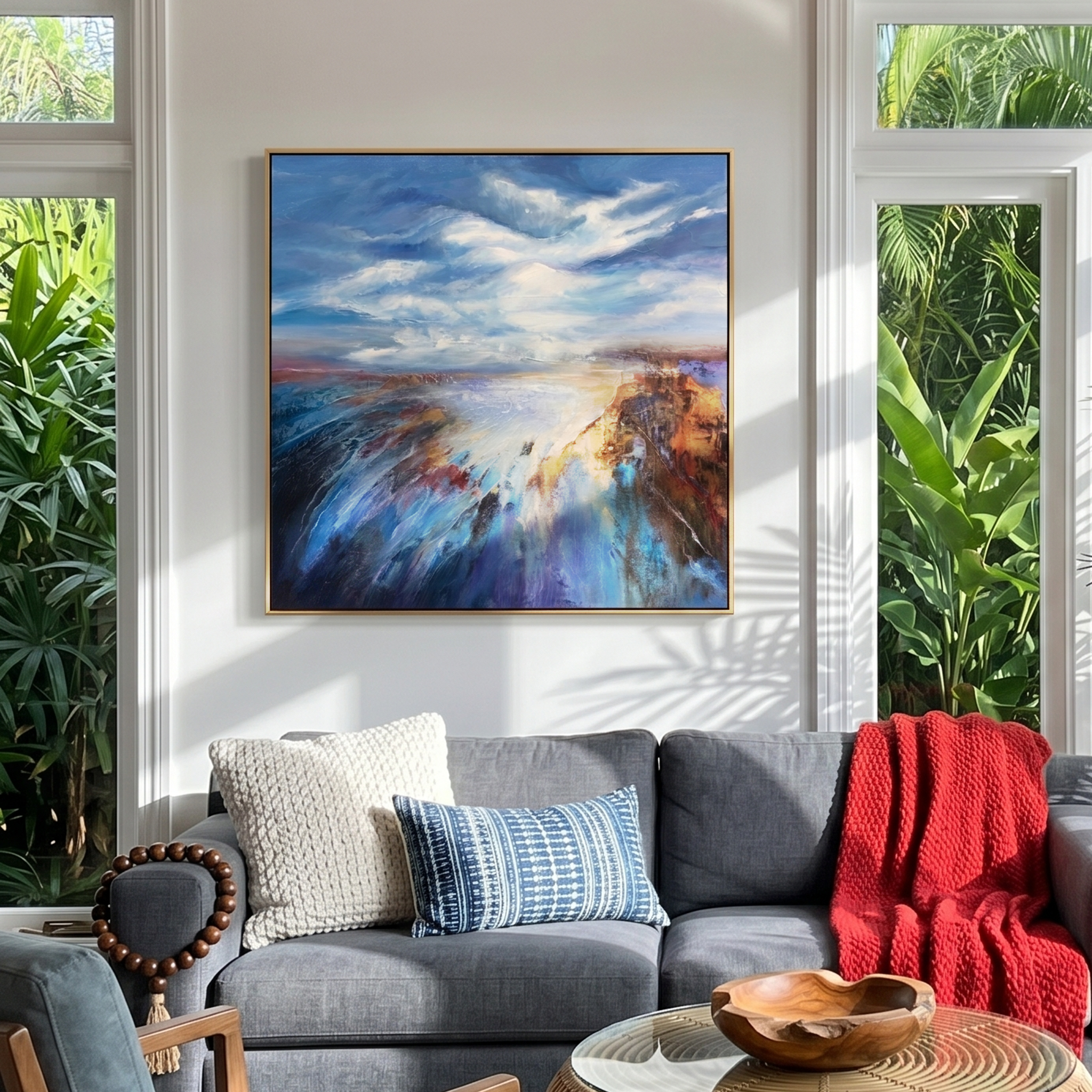 Abstract Canvas Art #AB1019