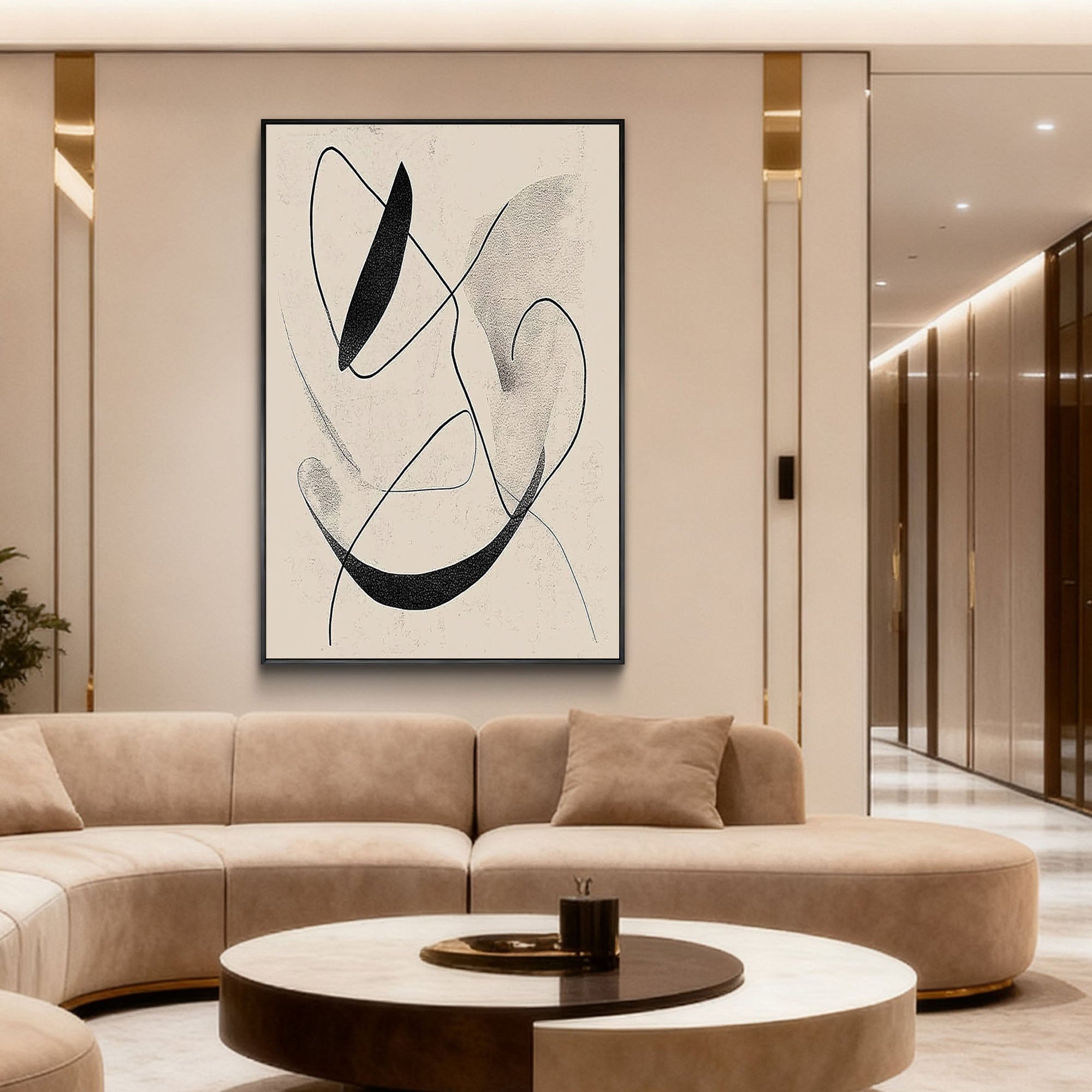 Abstract Canvas Art #AB830