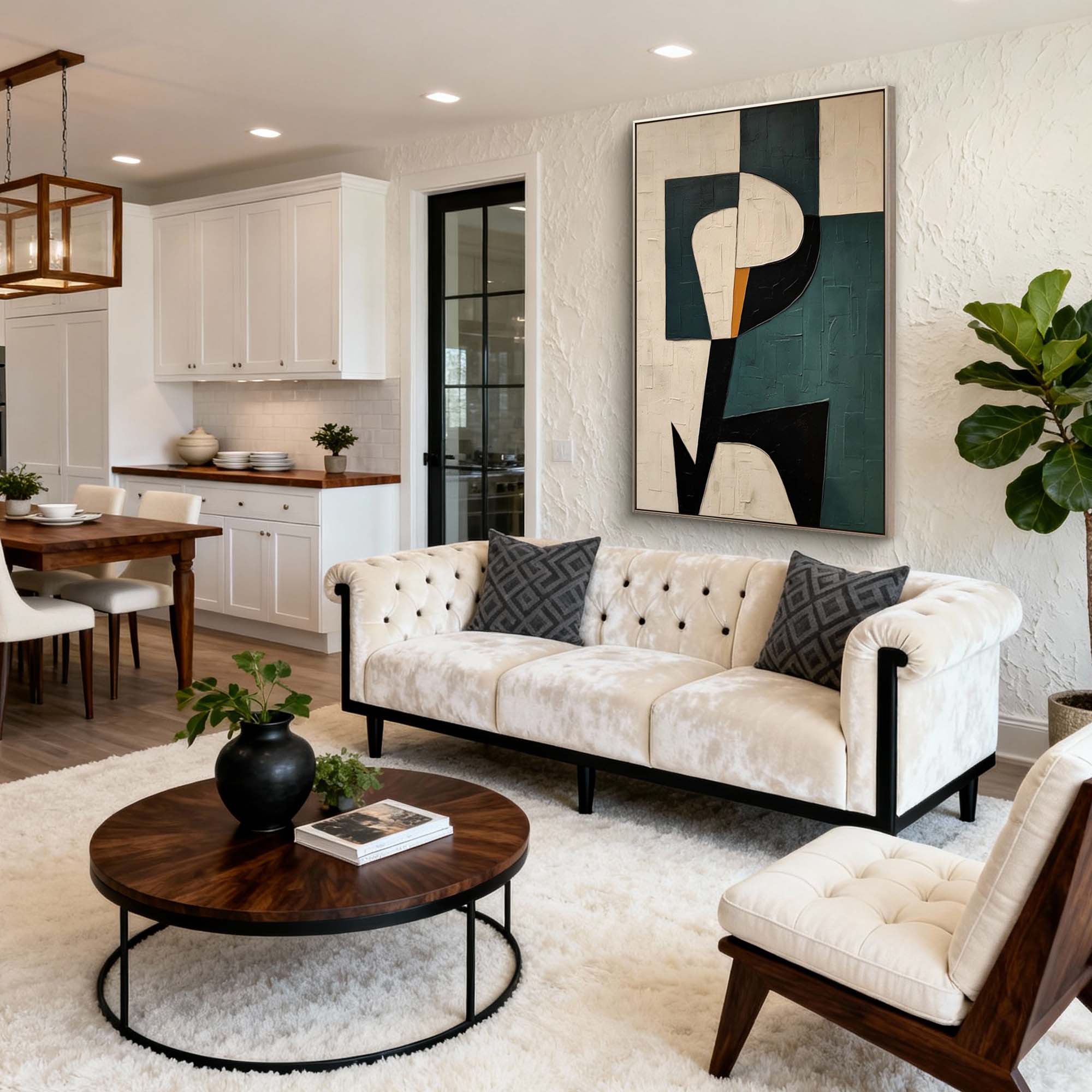 Abstract Canvas Art #AB928