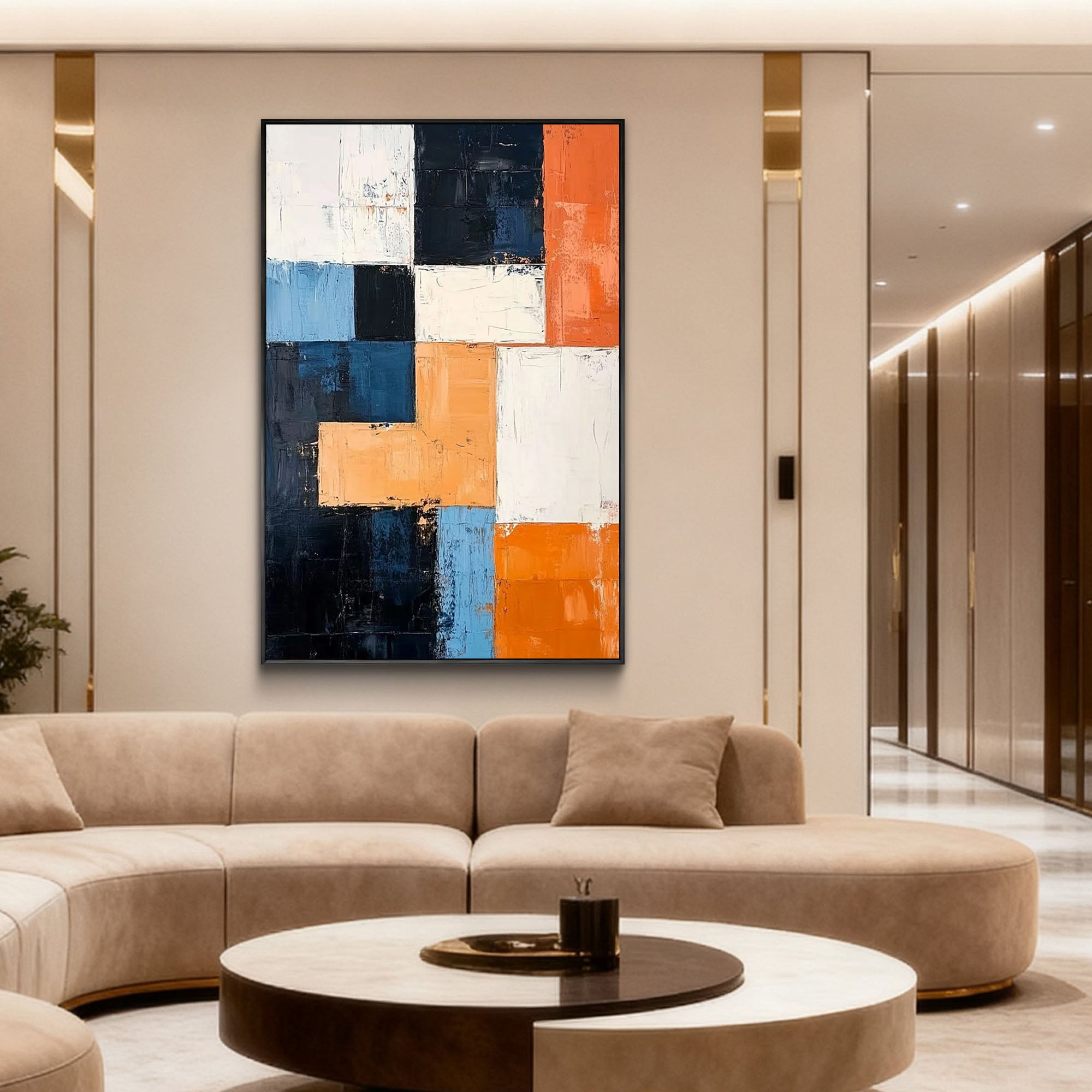 Abstract Canvas Art #AB832