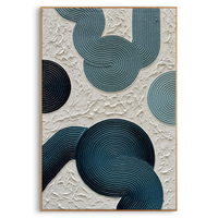 Blue Rhythm|Plaster & Texture Art #PT 126