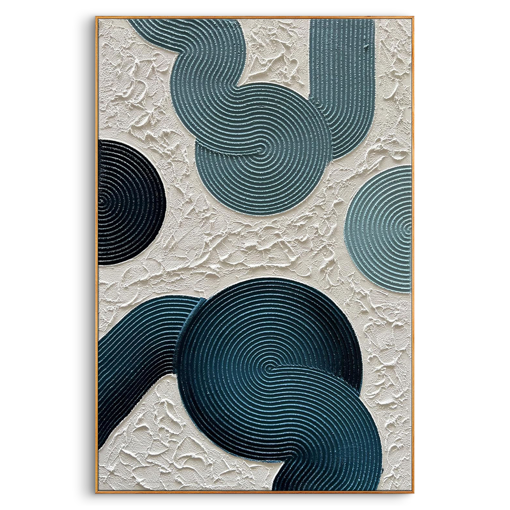 Blue Rhythm|Plaster & Texture Art #PT 126