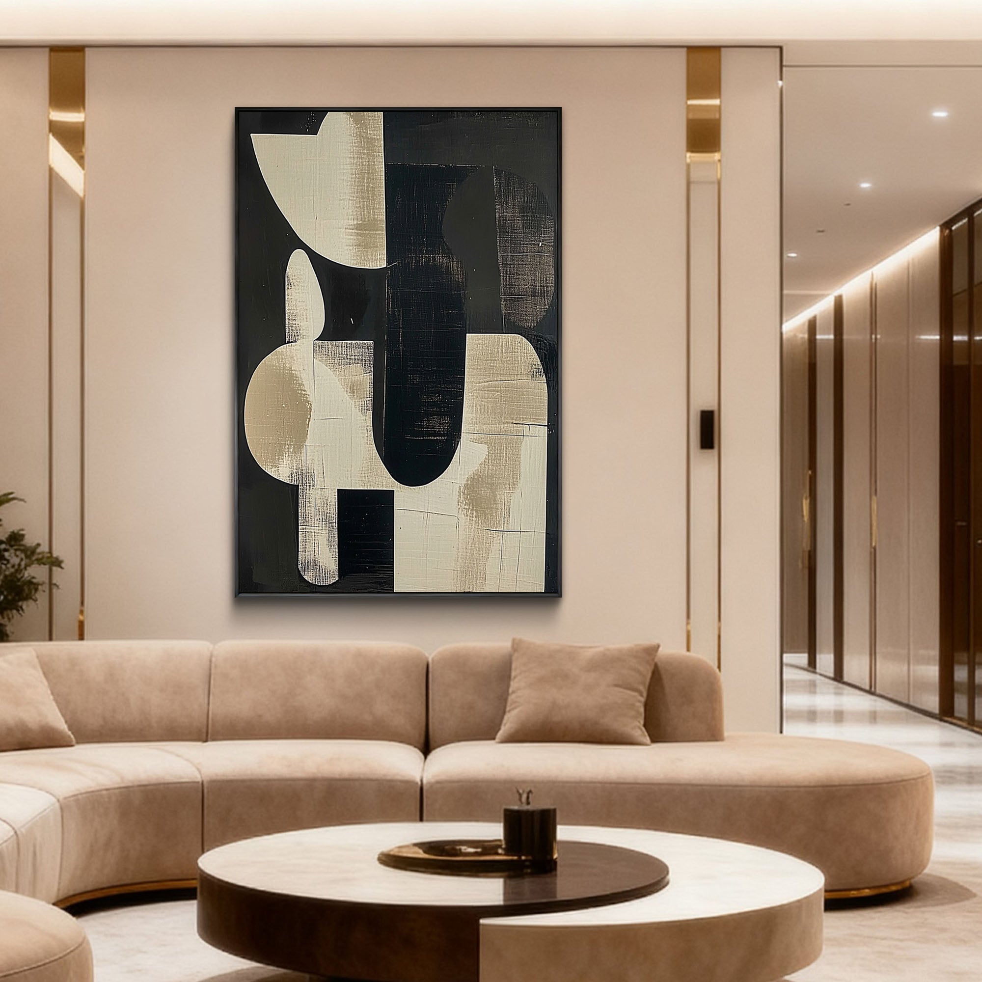 Abstract Canvas Art #AB845