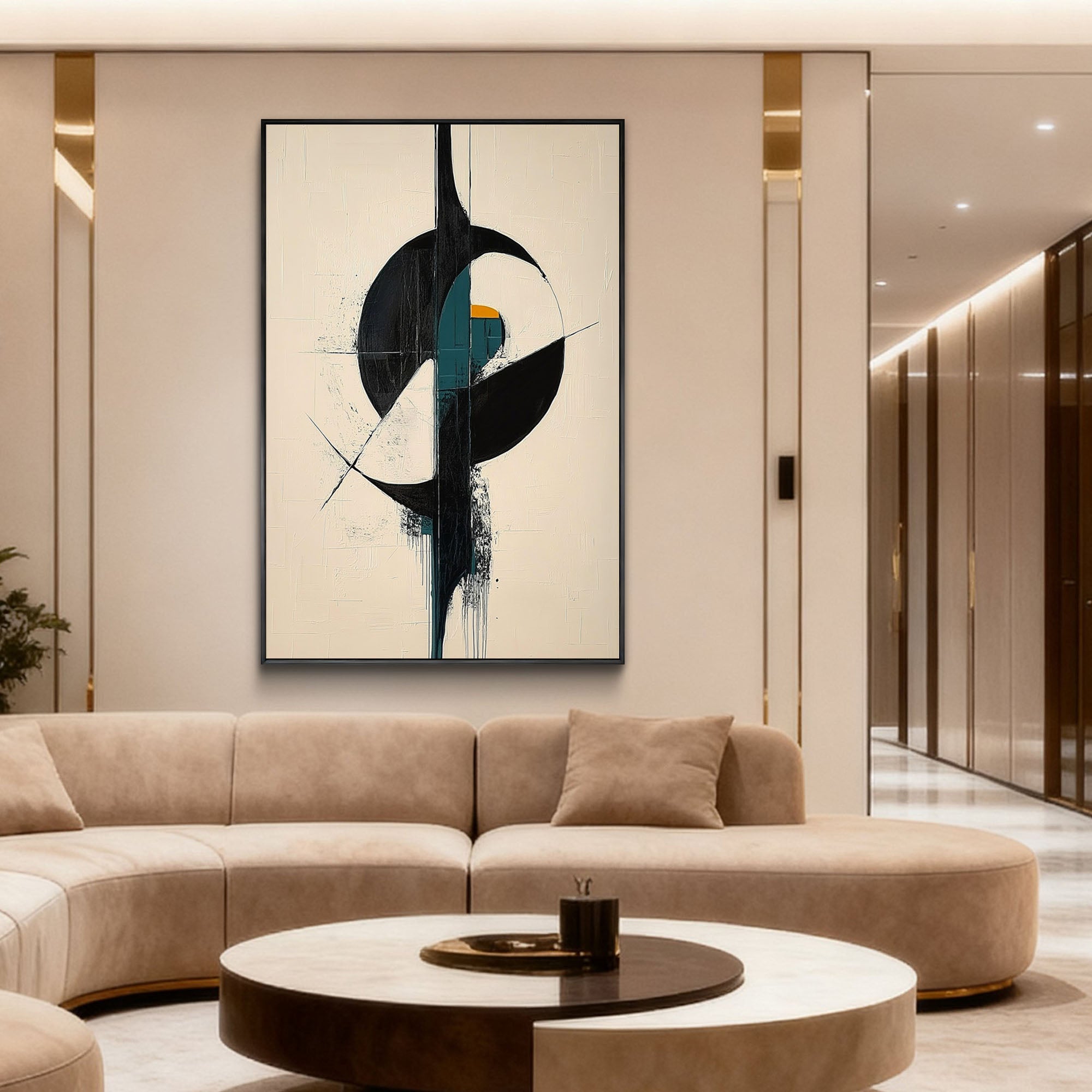 Abstract Canvas Art #AB846