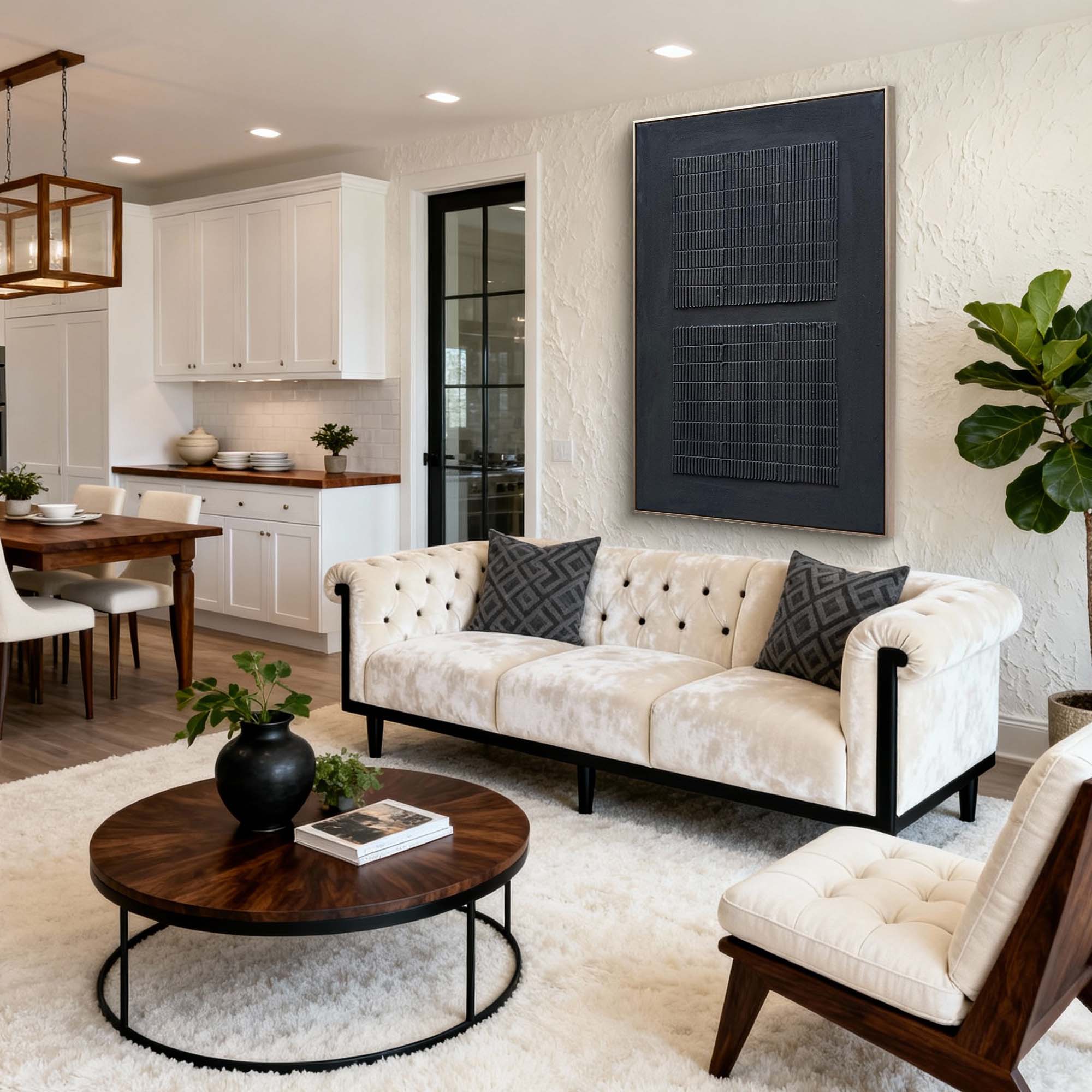 Monolithic Black Matrix|Wabi-Sabi Art #WS 003