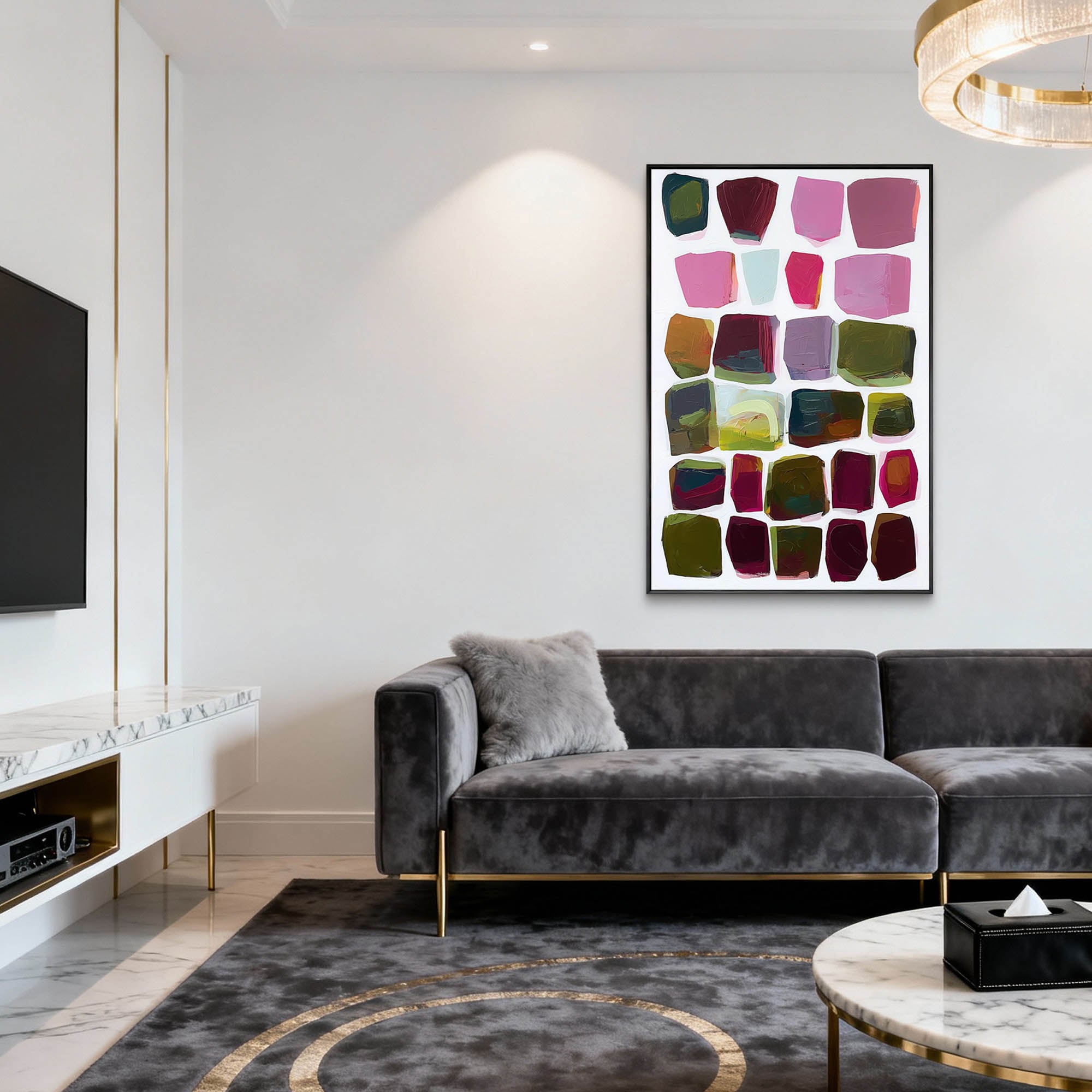 Abstract Canvas Art #AB924